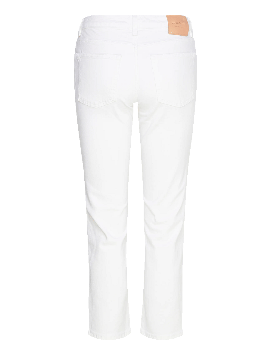 Gant - Straight Cropped Jeans - gerade jeans - eggshell - 2