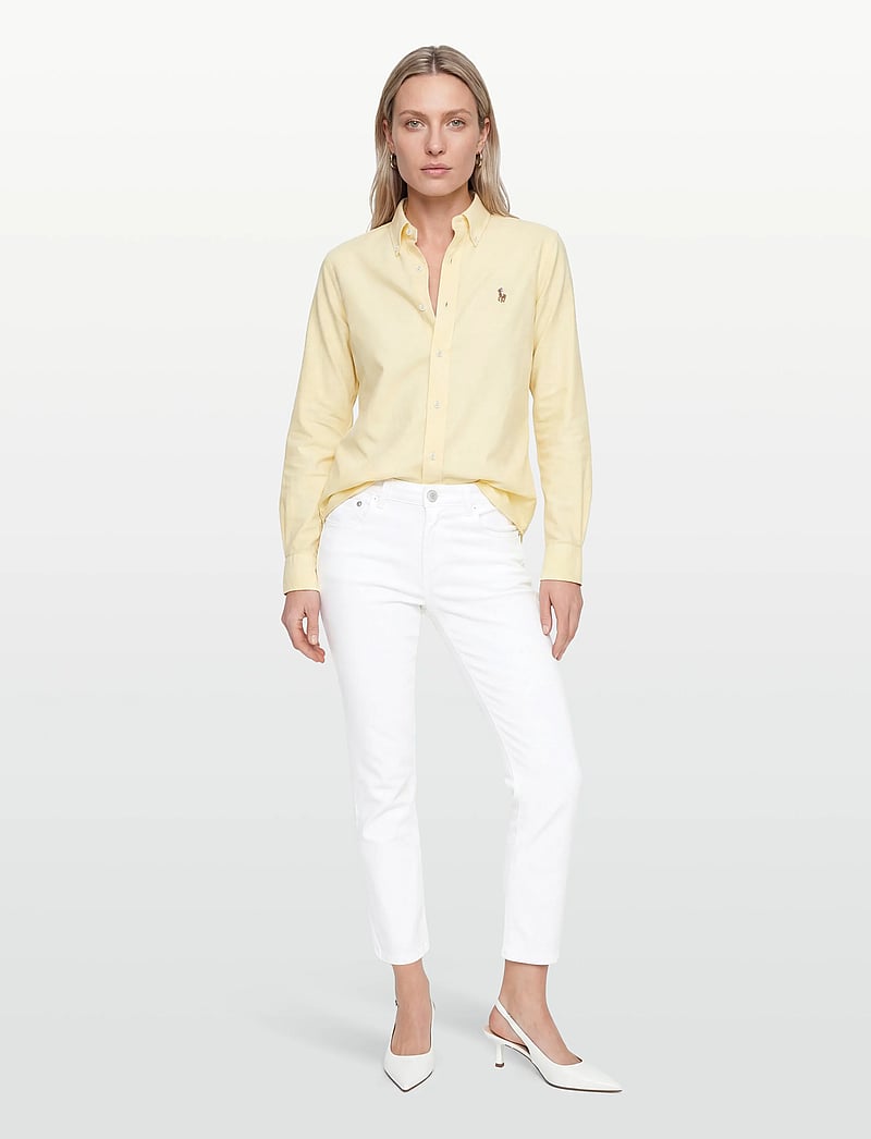 GANT - CROPPED STRAIGHT STRETCH JEANS - straight jeans - eggshell - 0