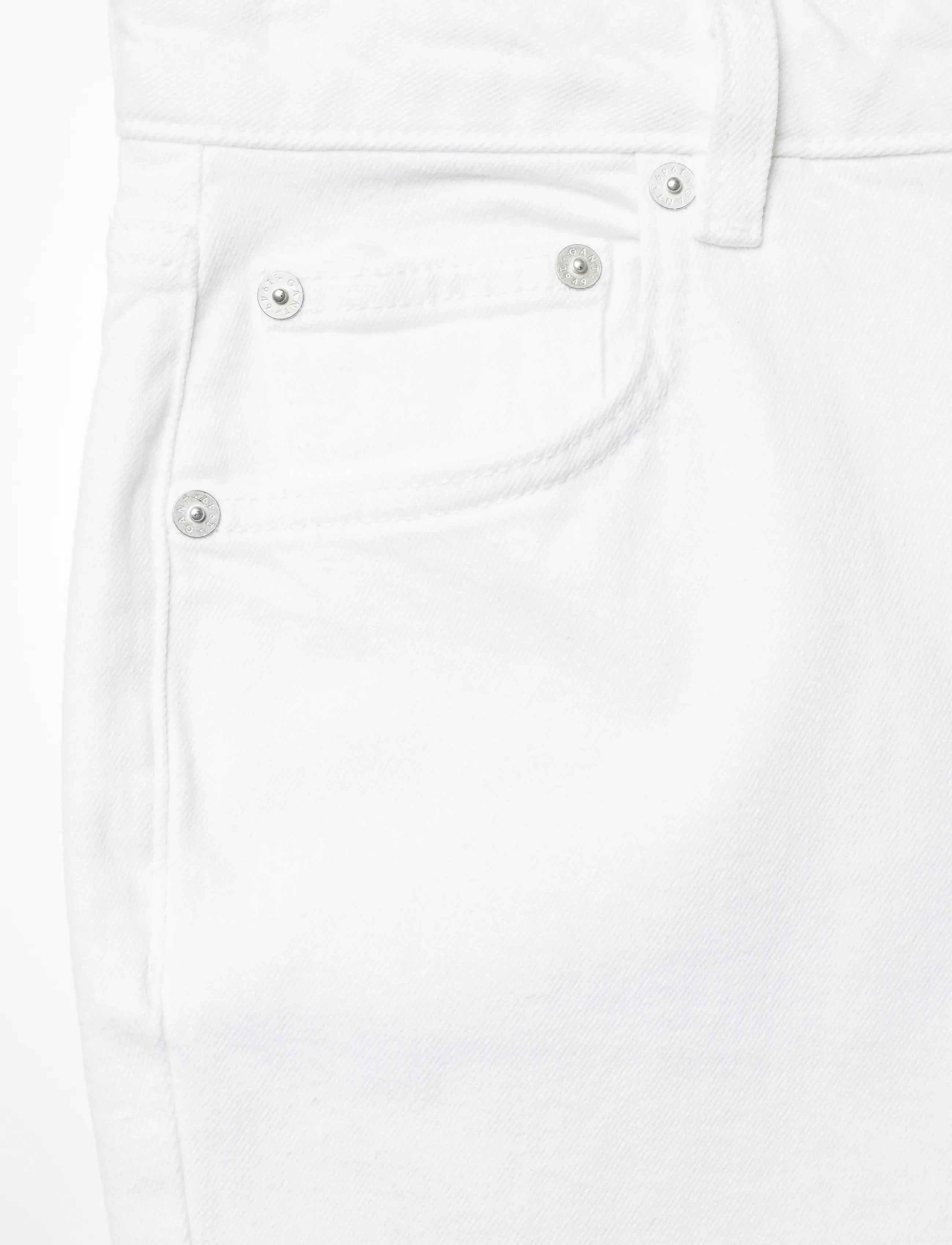Gant - Straight Cropped Jeans - gerade jeans - eggshell - 5