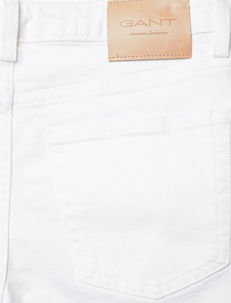 GANT - CROPPED STRAIGHT STRETCH JEANS - straight jeans - eggshell - 4