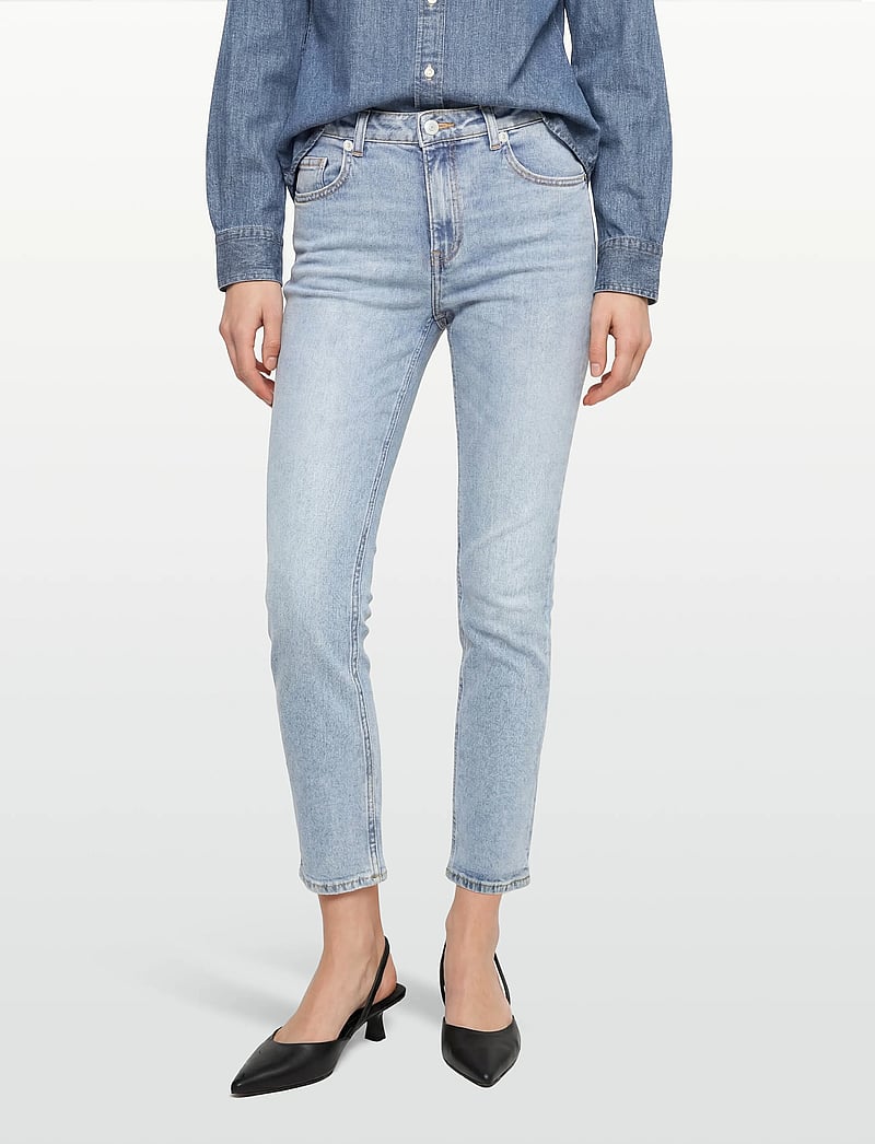 Gant - Straight Cropped Jeans - straight jeans - light blue worn in - 3
