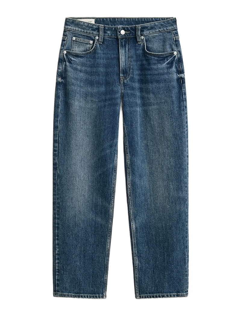 Gant - Straight Cropped Jeans - straight jeans - mid blue broken in - 0