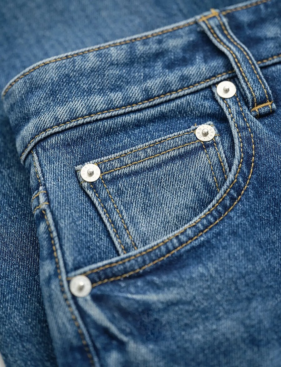Gant - Straight Cropped Jeans - straight jeans - mid blue broken in - 1