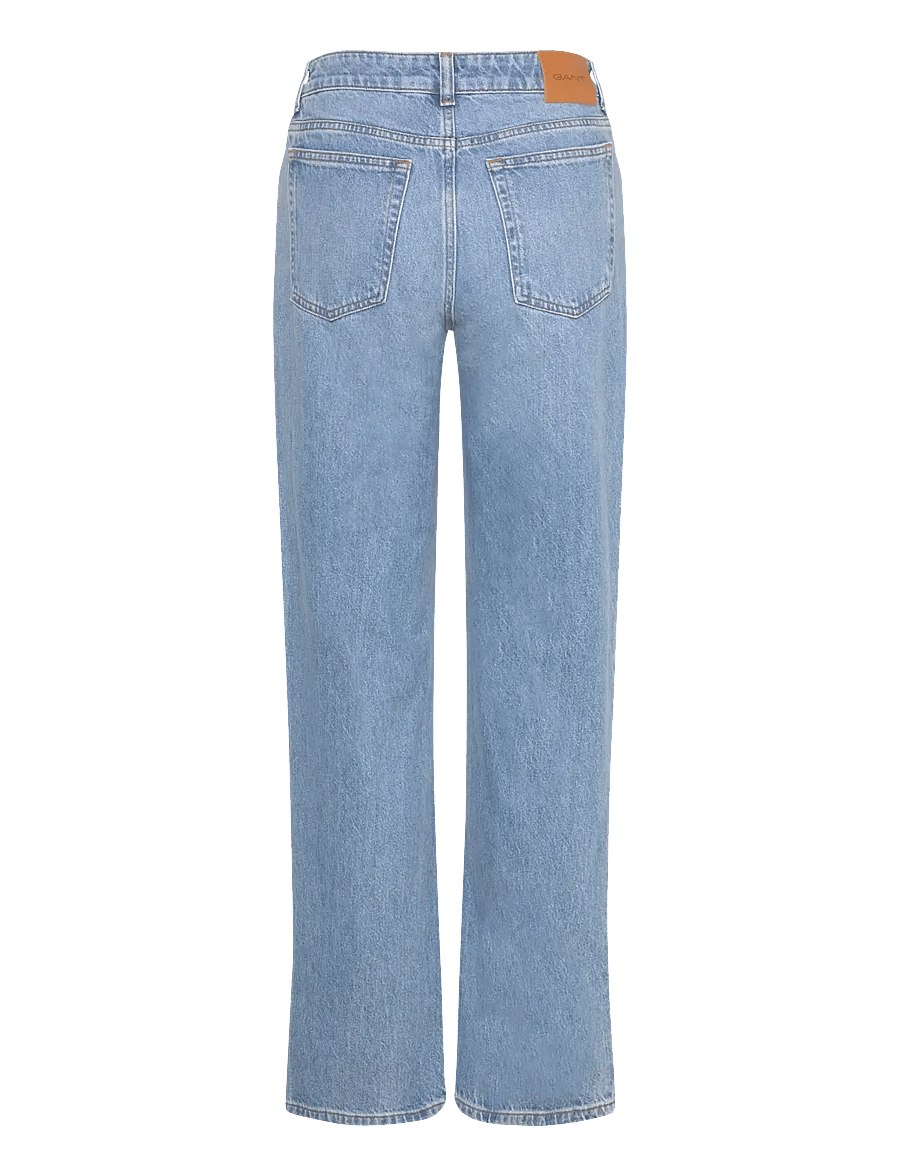 Gant - STRAIGHT RIGID JEANS - straight jeans - semi light blue broken in - 2