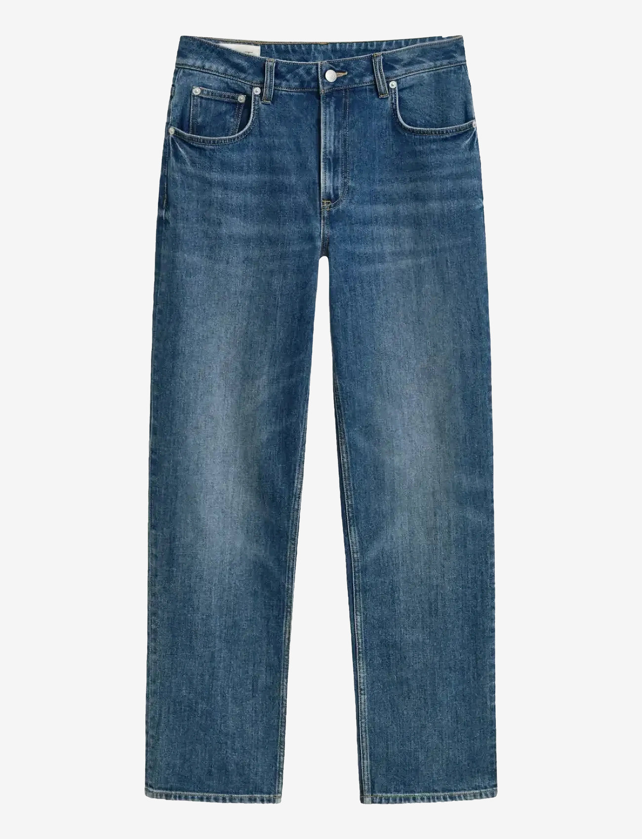 GANT - STRAIGHT STRETCH JEANS - straight jeans - mid blue broken in - 1