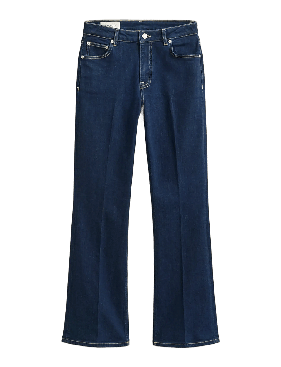 Gant - Slim Flared Jeans - schlaghosen - dark blue - 1
