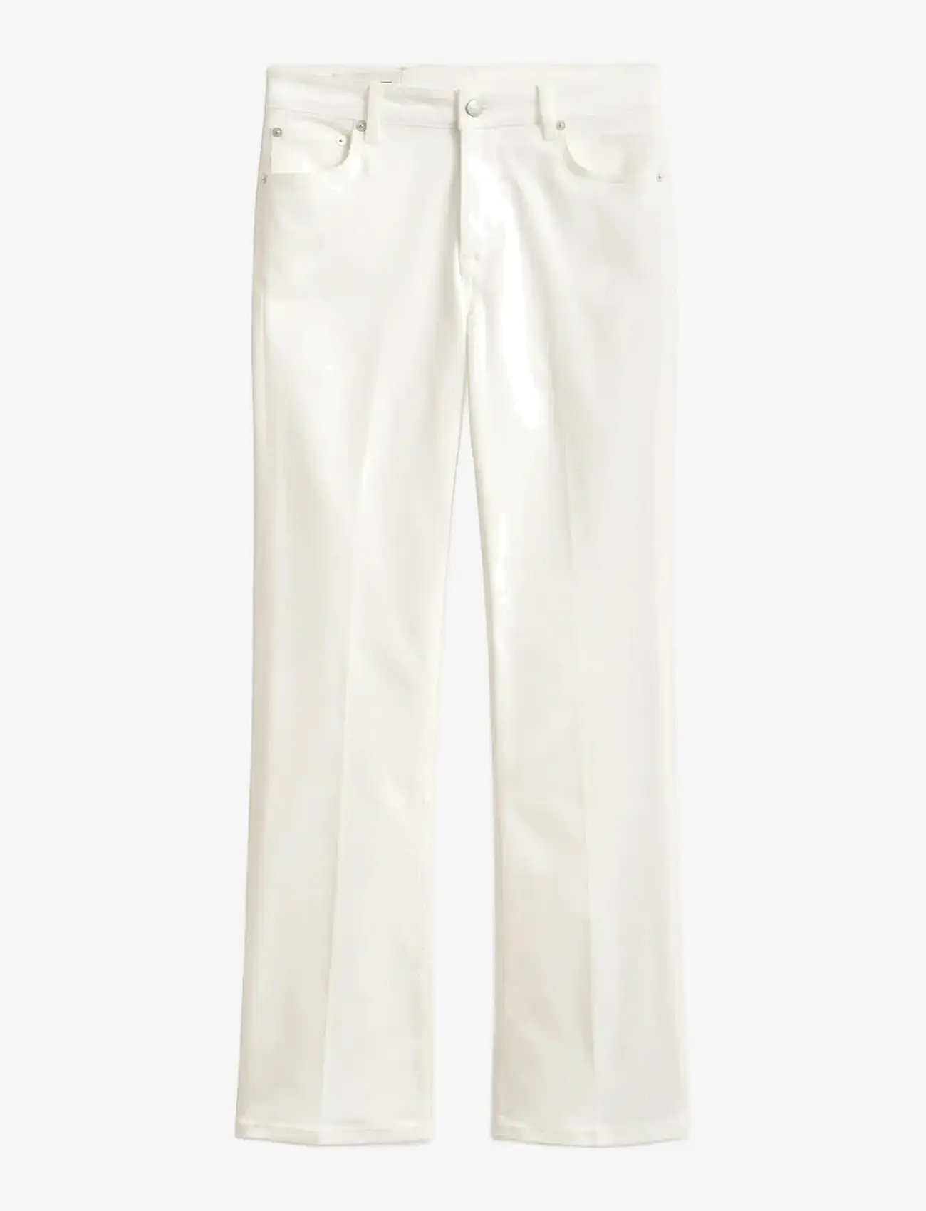 GANT - SLIM FLARE STRETCH JEANS - alt eriti laia säärega teksad - eggshell - 1