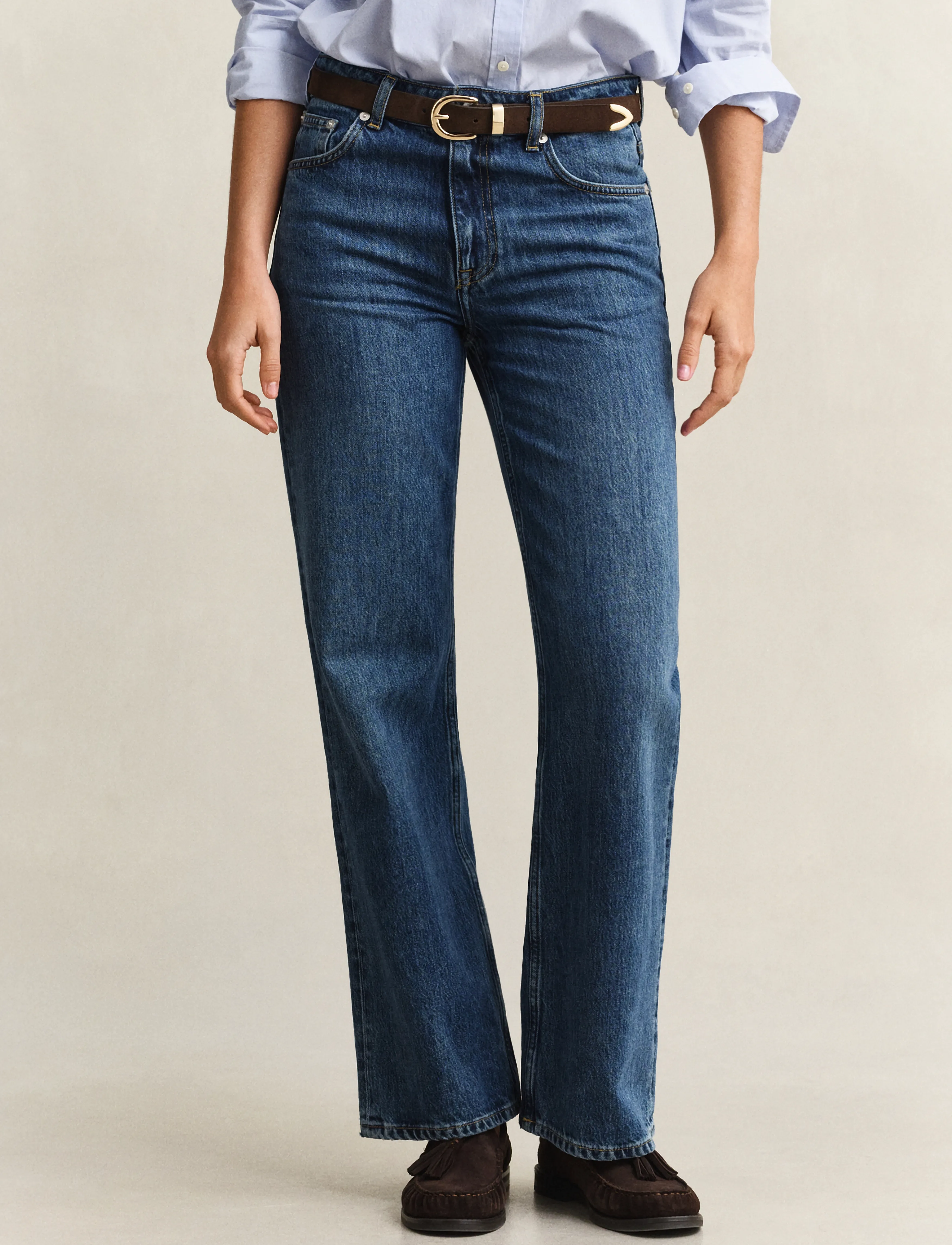 Gant - Relaxed Jeans - moetrendid - mid blue worn in - 3