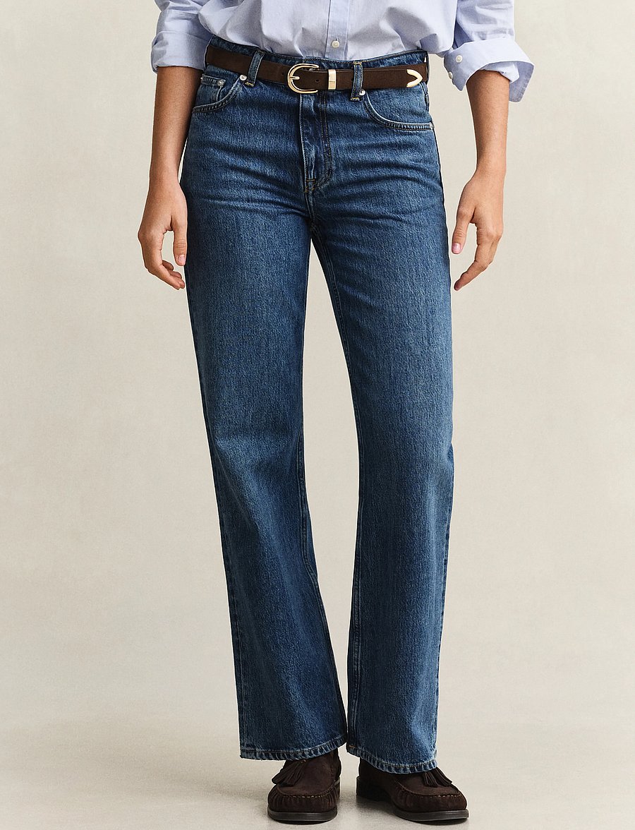 Gant - Relaxed Jeans - moetrendid - mid blue worn in - 3