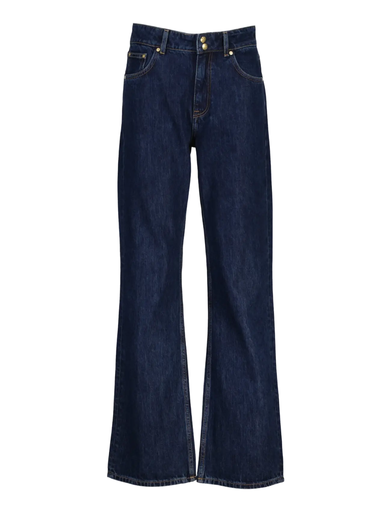 Gant RELAXED DOUBLE BUTTON JEANS - Mode trends - DARK BLUE WORN IN / navy
