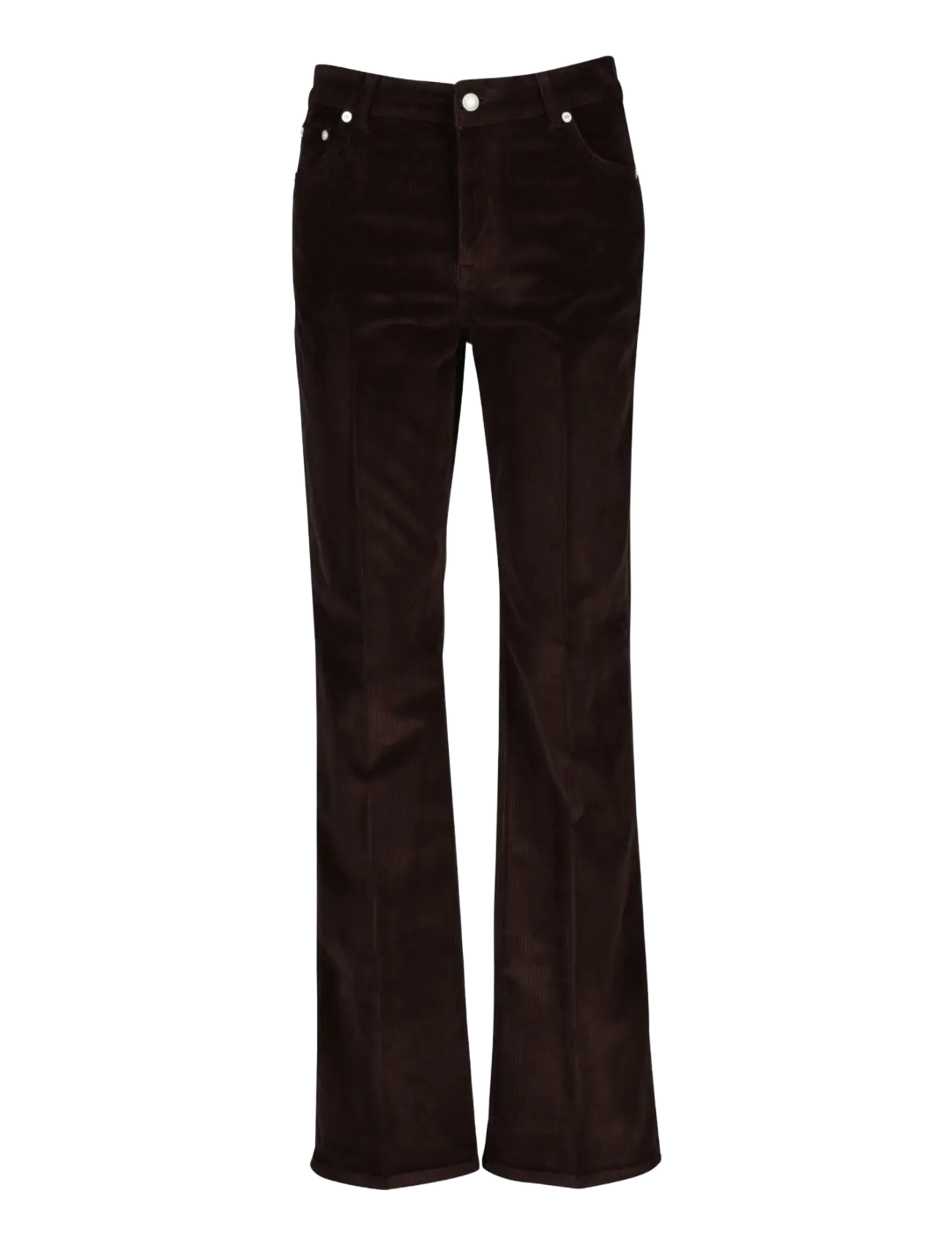 Gant Corduroy Flare Jeans, Kvinder, Flared Fløjlsjeans, Brun, Str: 30