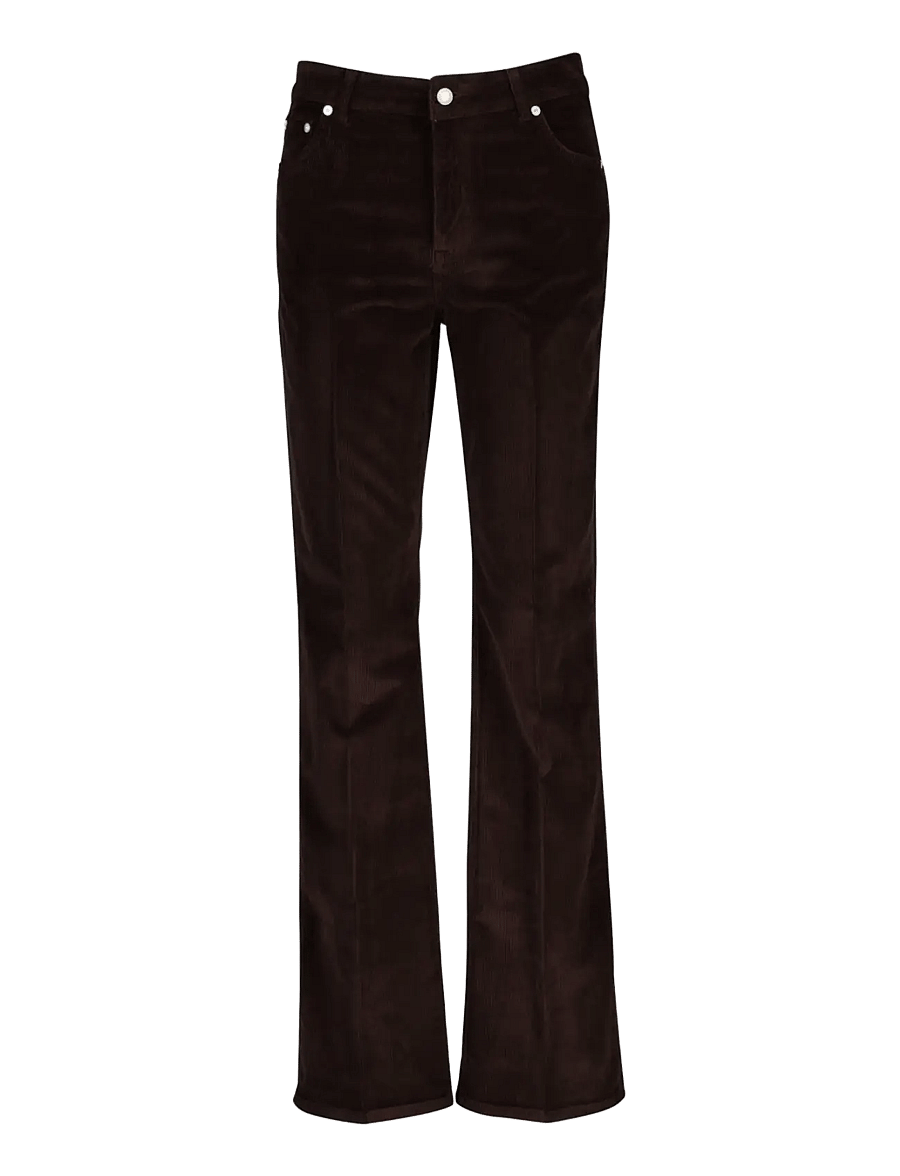 Gant - CORDUROY FLARE JEANS - alt laiad teksad - deep brown - 0