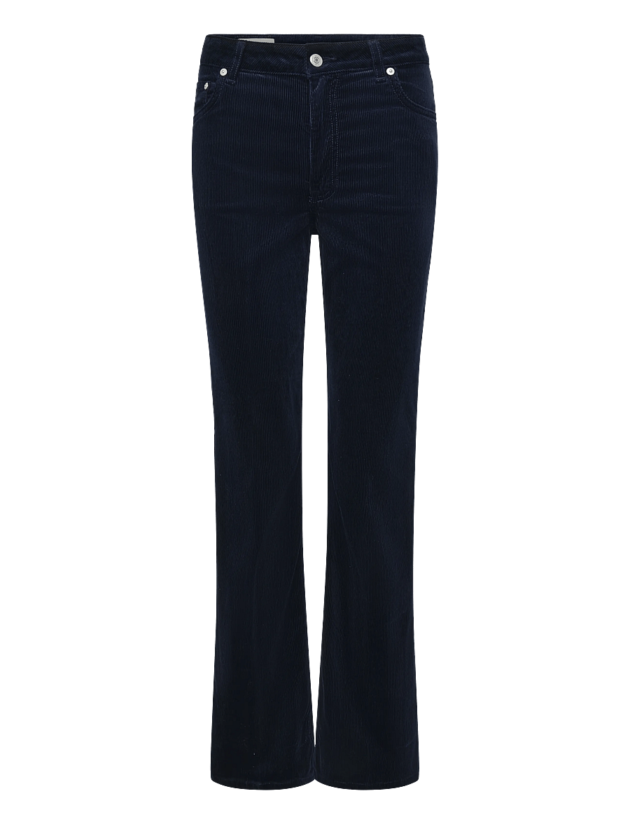 Gant - CORDUROY FLARE JEANS - utsvängda jeans - evening blue - 0