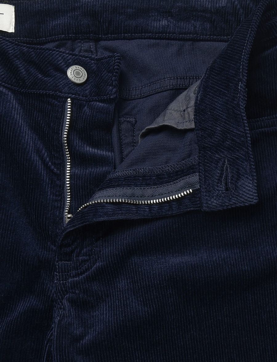 Gant - CORDUROY FLARE JEANS - utsvängda jeans - evening blue - 3