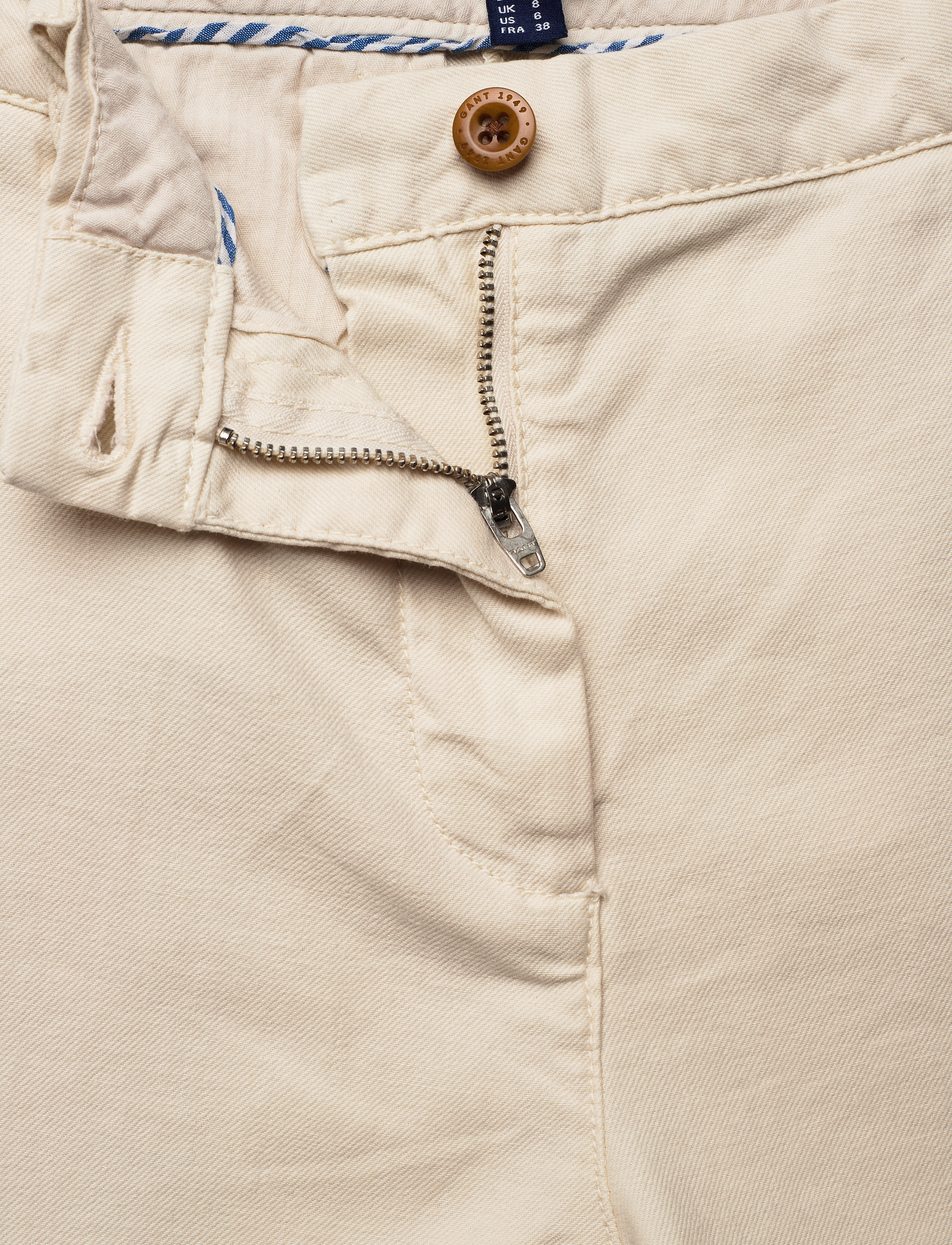 GANT - D1. HW SUMMER LINEN PANT - putty - 3