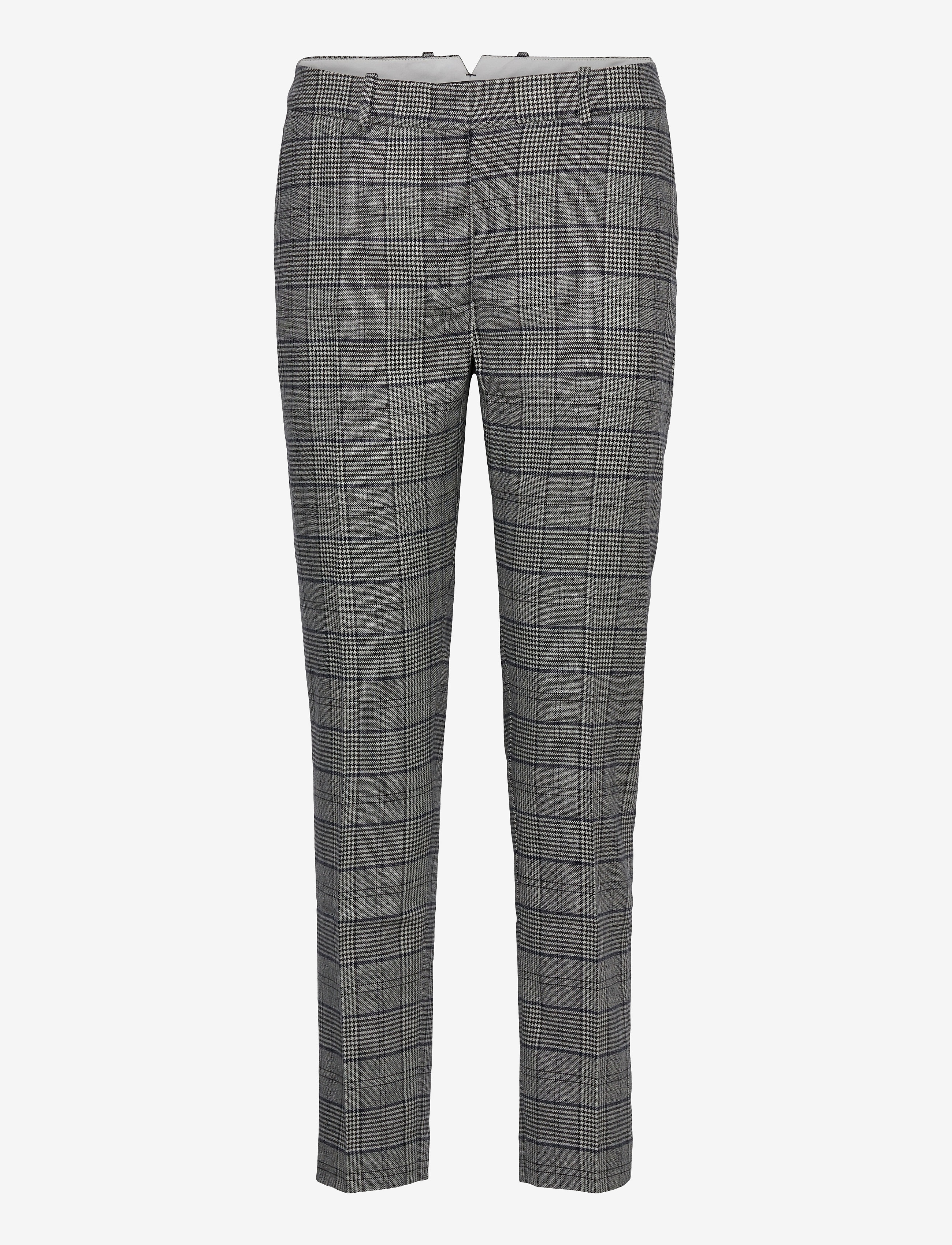 GANT - D1. CHECKED CLASSIC TAPERED PANT - evening blue - 0