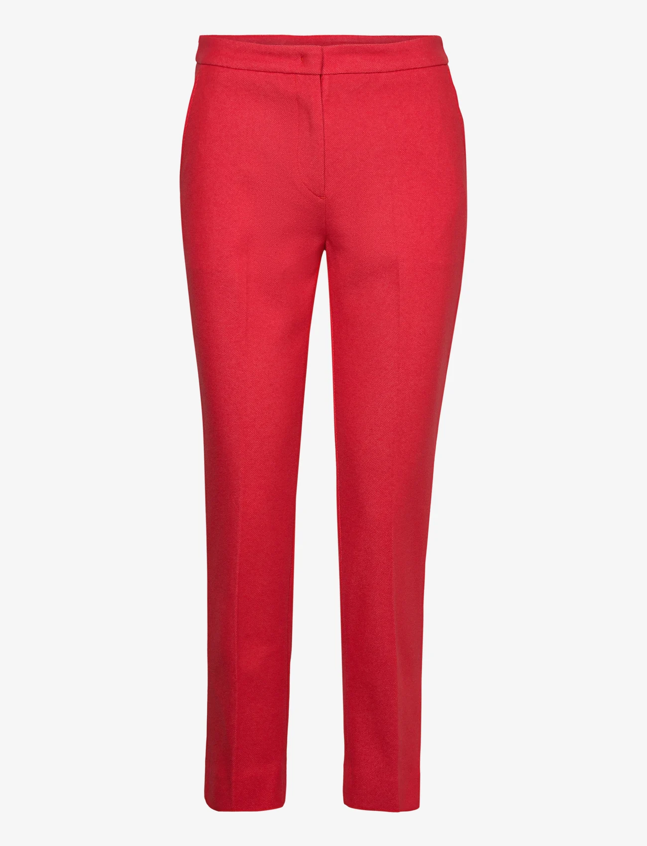 GANT - D1. TP JERSEY PIQUE CIG. PANTS - tailored trousers - lava red - 0