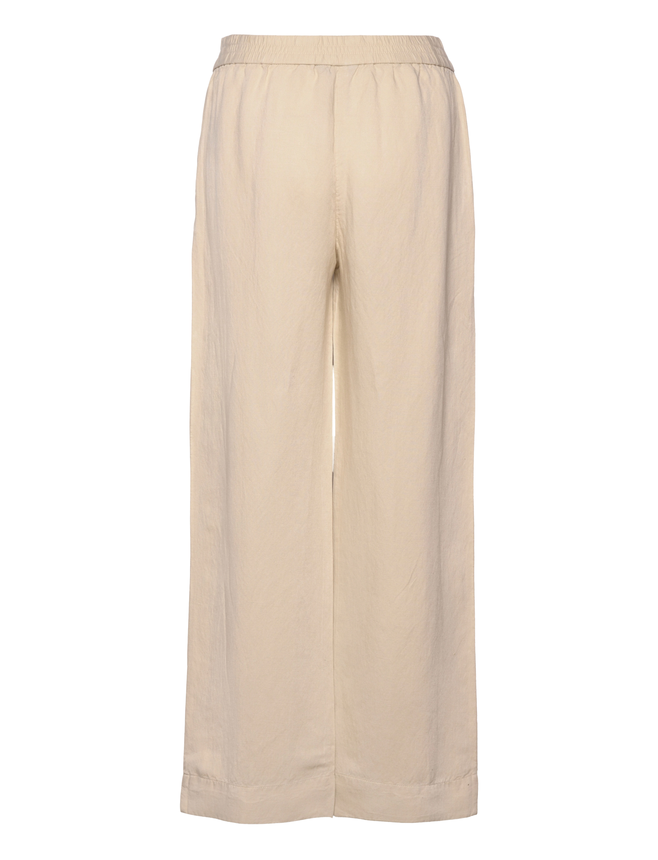 GANT - LINEN VISCOSE PULL-ON PANTS - desert beige - 1