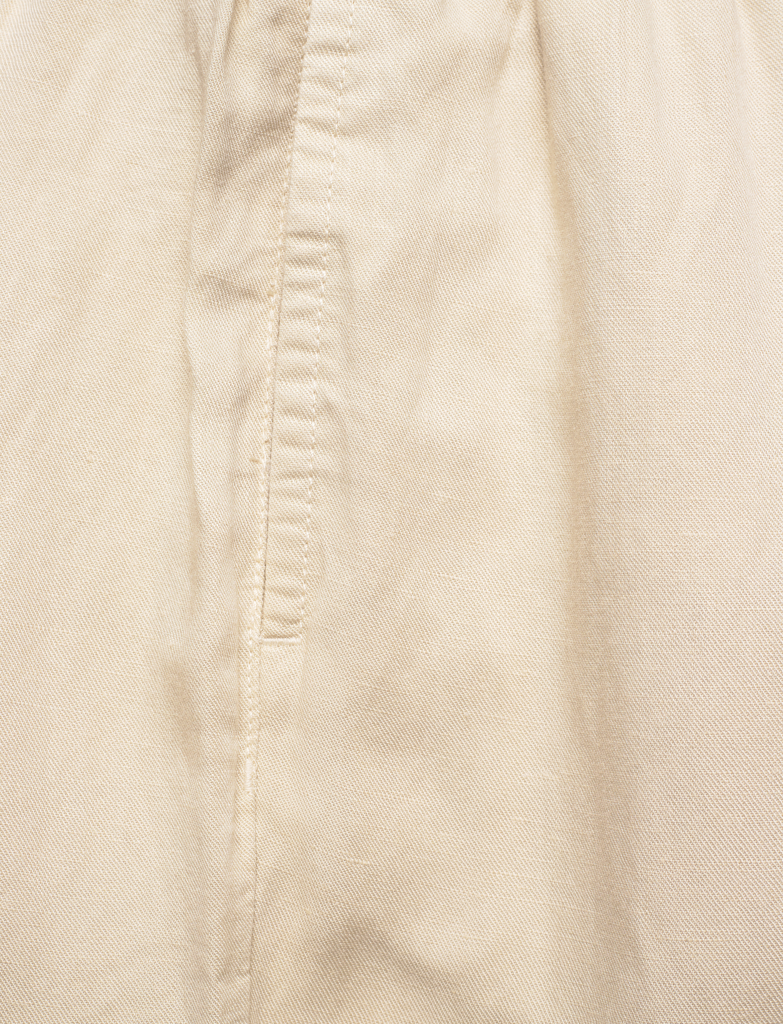 GANT - LINEN VISCOSE PULL-ON PANTS - desert beige - 2