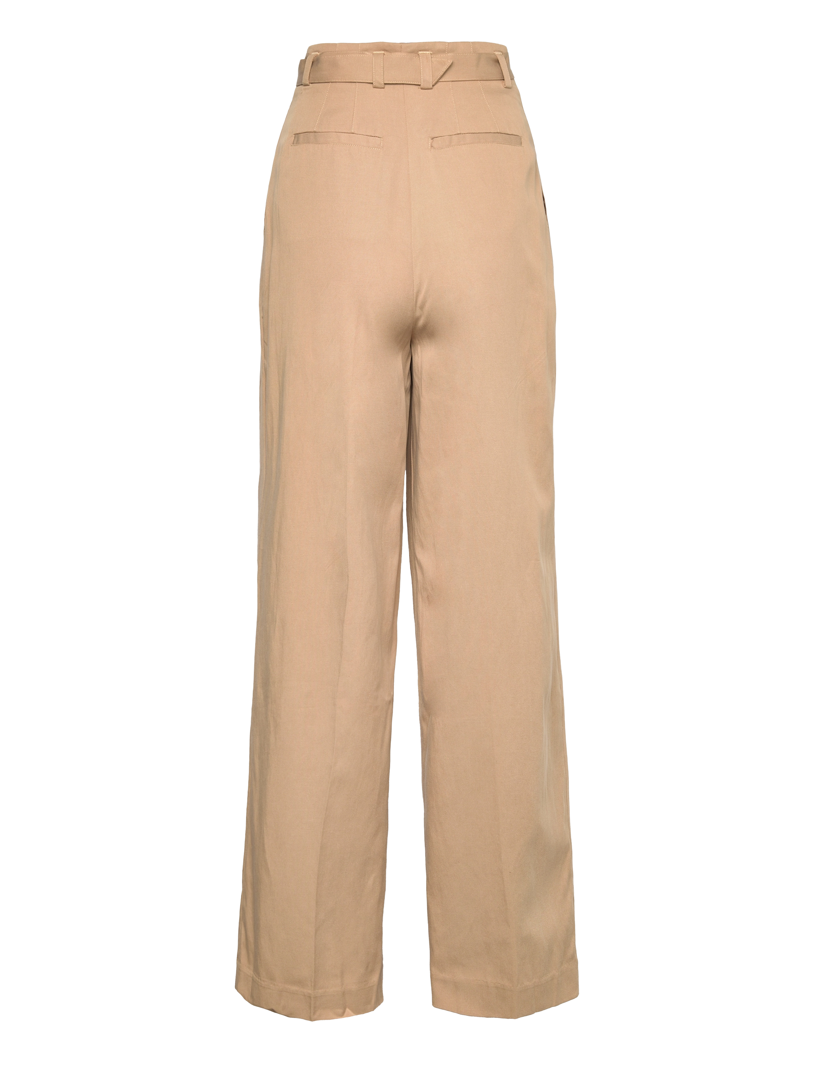 GANT - D2. HW PLEATED FLUID CHINOS - hazelwood beige - 1