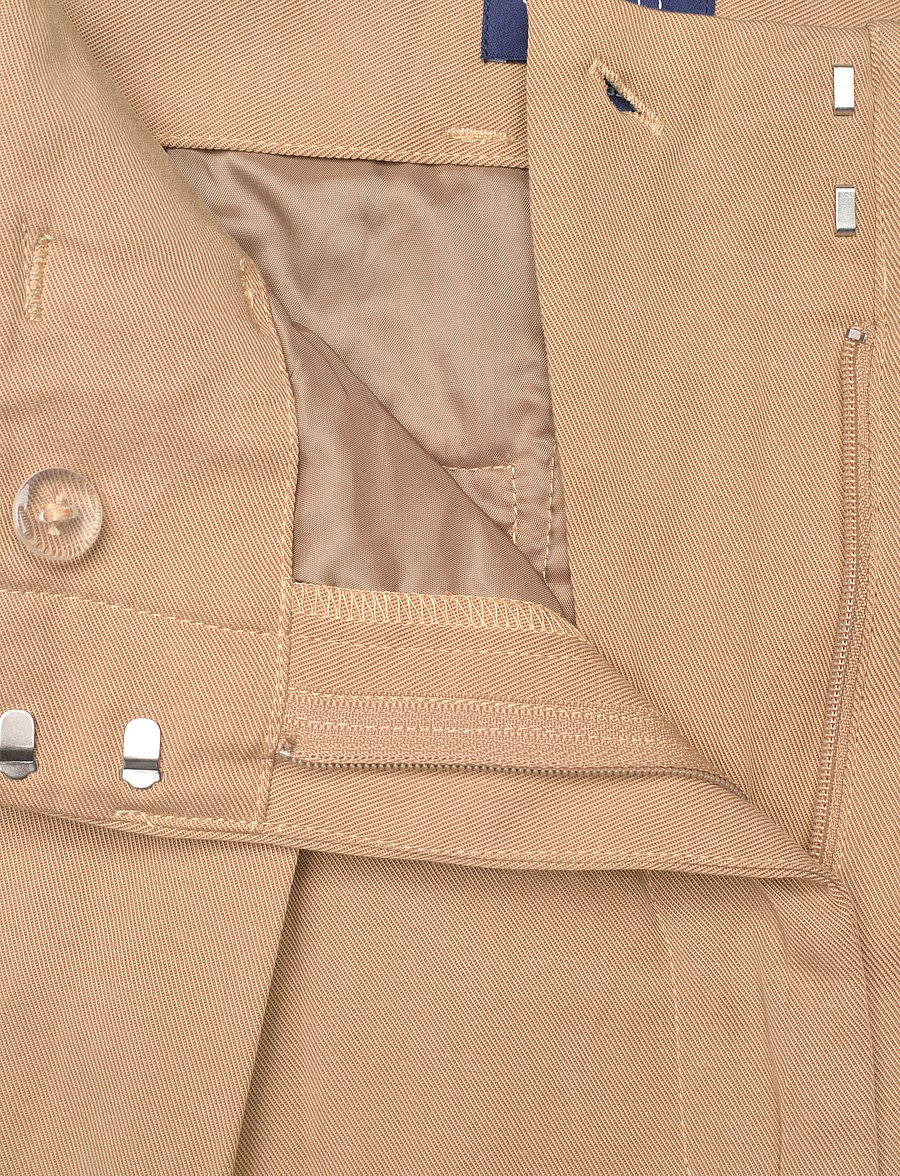 Gant - D2. HW PLEATED FLUID CHINOS - hazelwood beige - 3