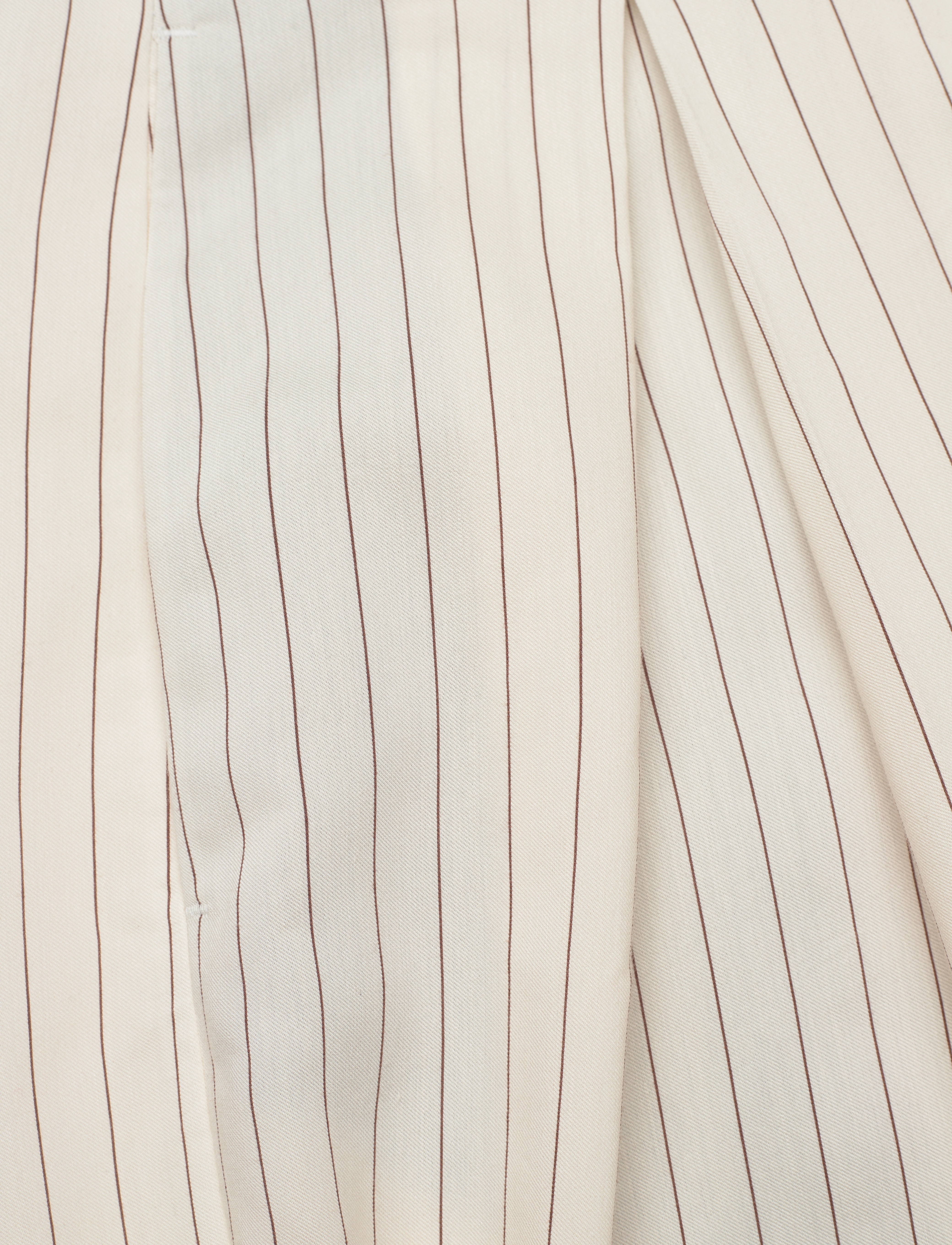 GANT - D2. PINSTRIPE PLEATED WIDE PANTS - linen - 2