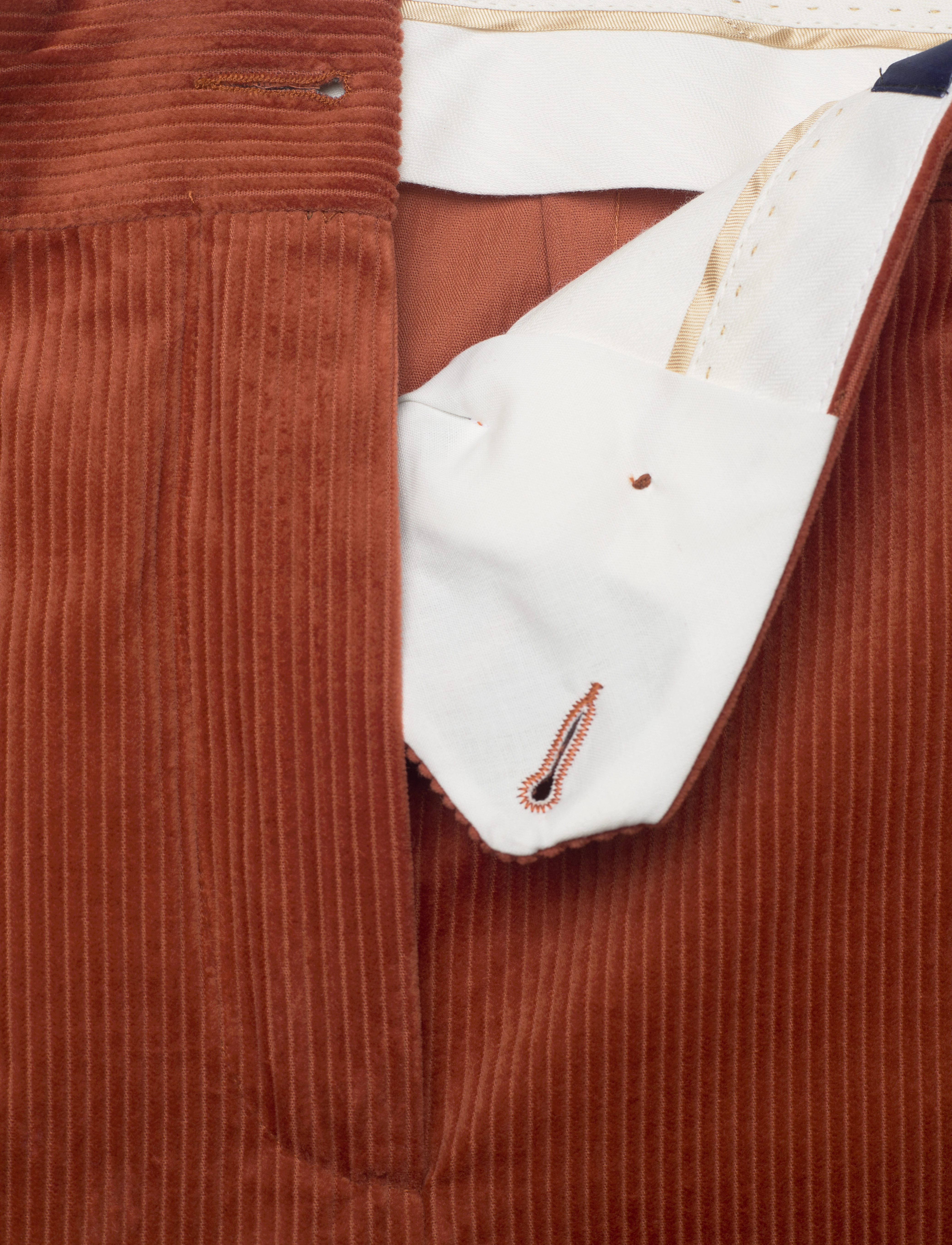 GANT - D2. HW FLARE CORD PANTS - dark ochre - 3
