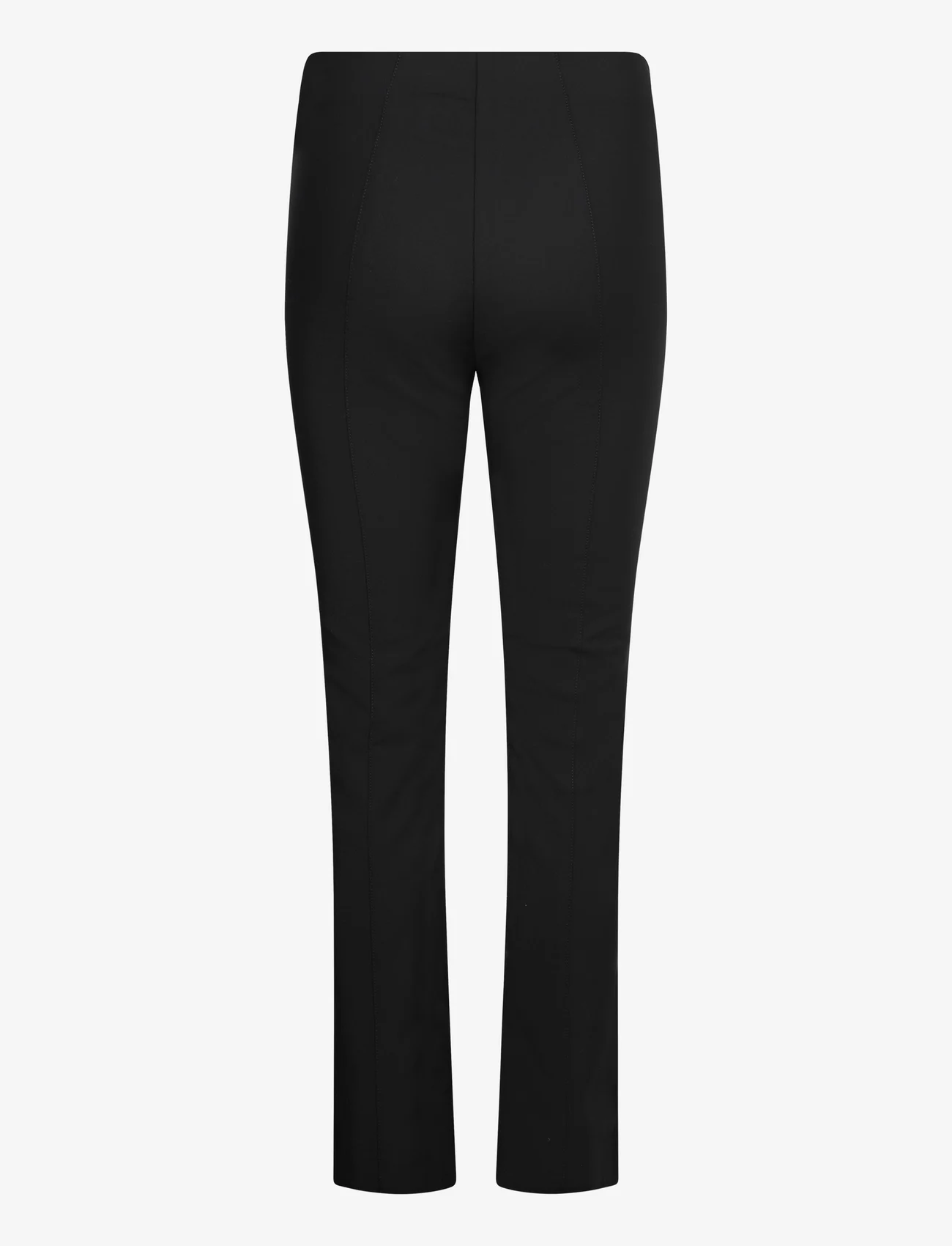 GANT - D1. PIN TUCK SLACK - trousers with skinny legs - ebony black - 1