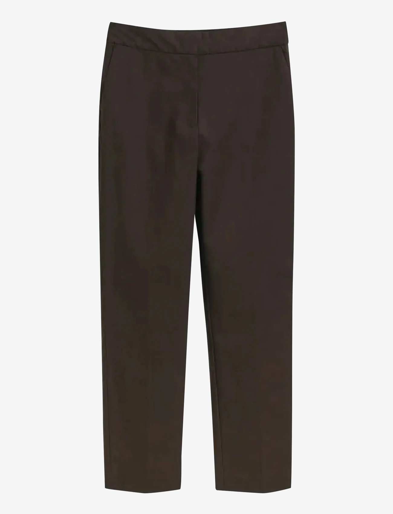 GANT - SLIM SLACK - kitsalõikelised püksid - deep brown - 0