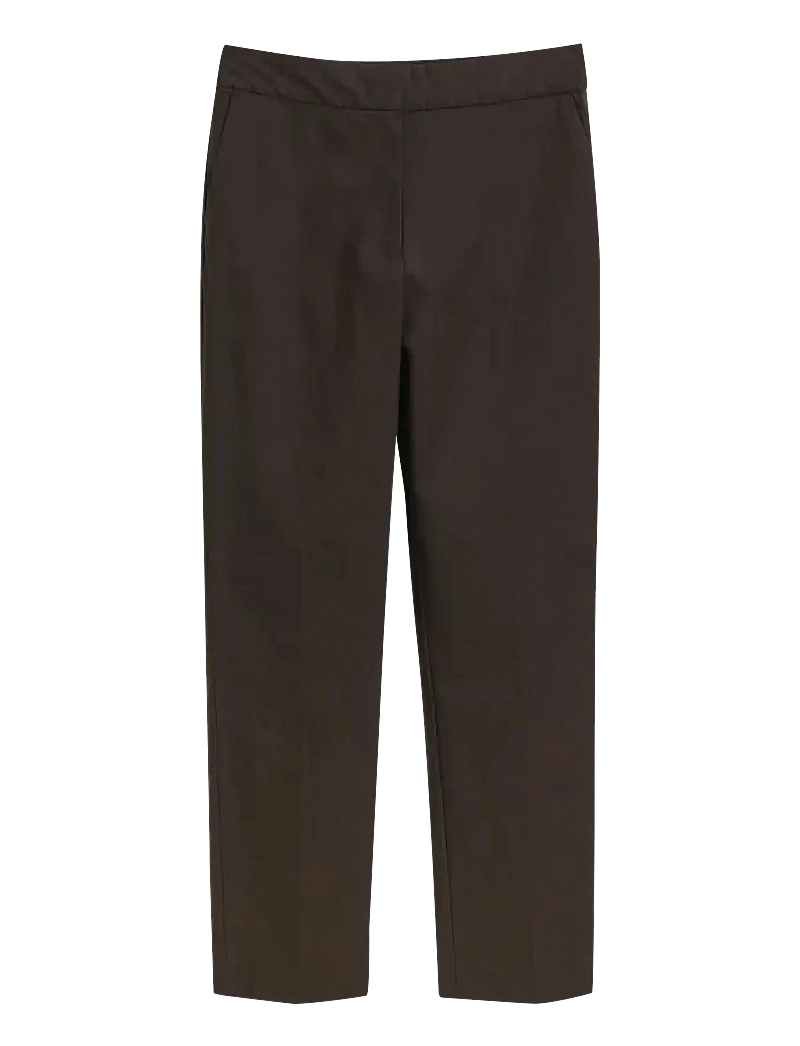 GANT - SLIM SLACK - slim fit hosen - deep brown - 0