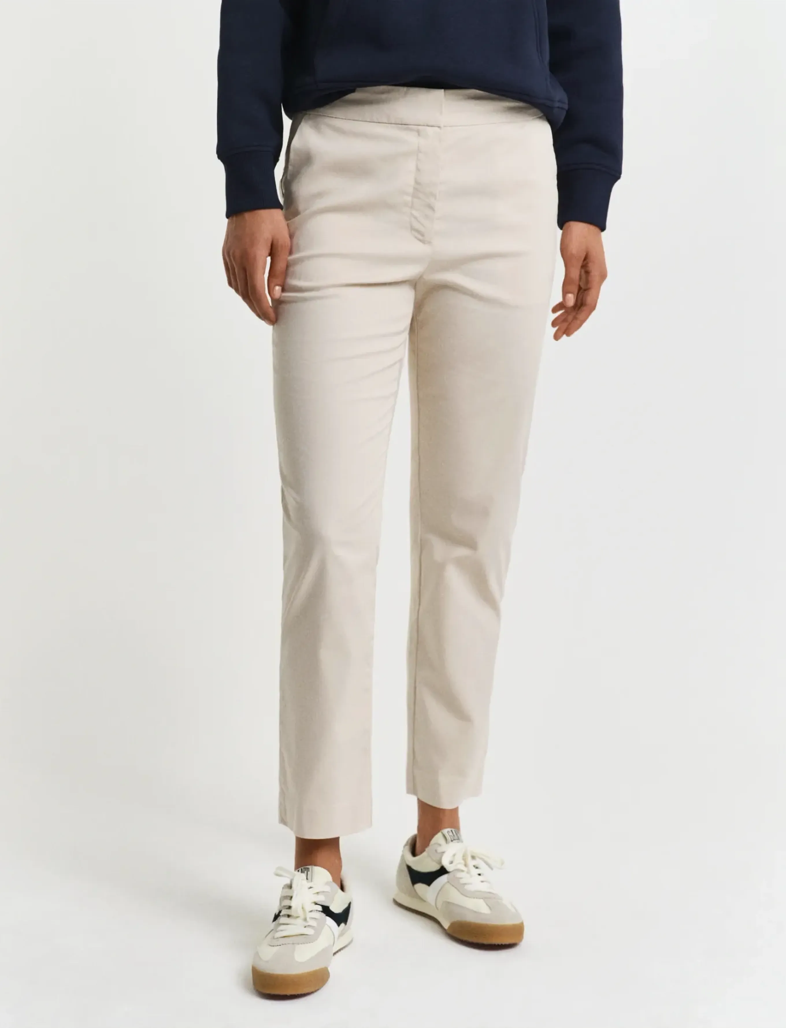 Gant - SLIM SLACK - slim fit bukser - soft oat - 4