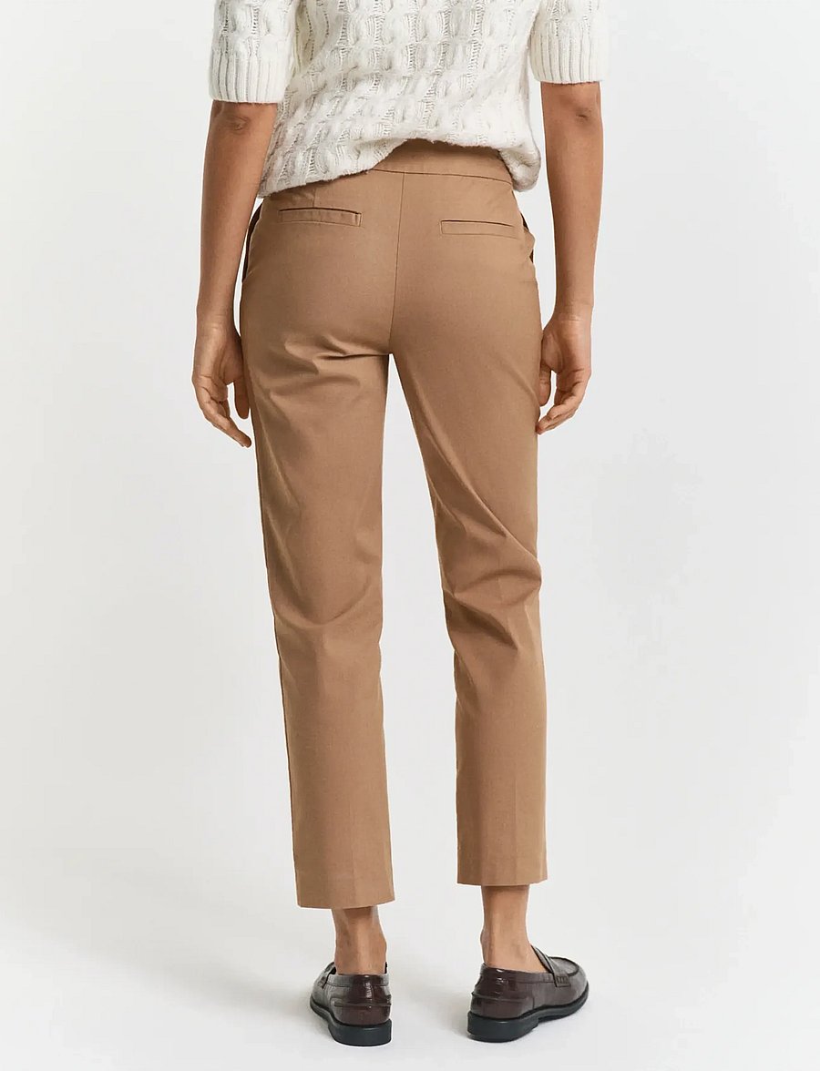 Gant - SLIM SLACK - slim-fit hosen - warm khaki - 3