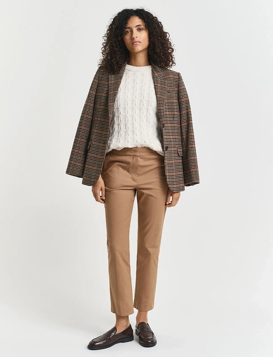 Gant - SLIM SLACK - slim-fit hosen - warm khaki - 5