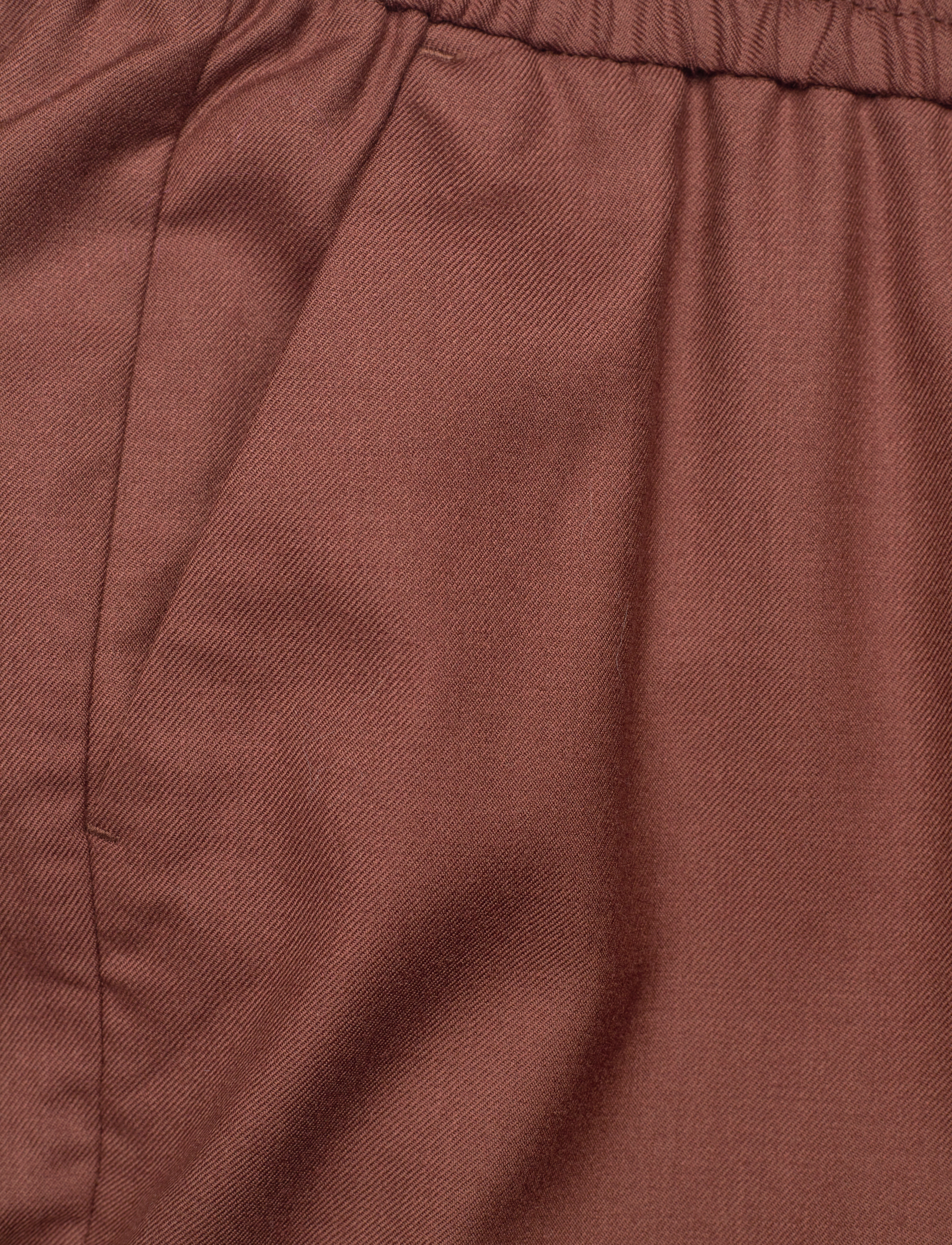 GANT - D1. TAPERED PULL ON PANTS - cocoa bean - 2