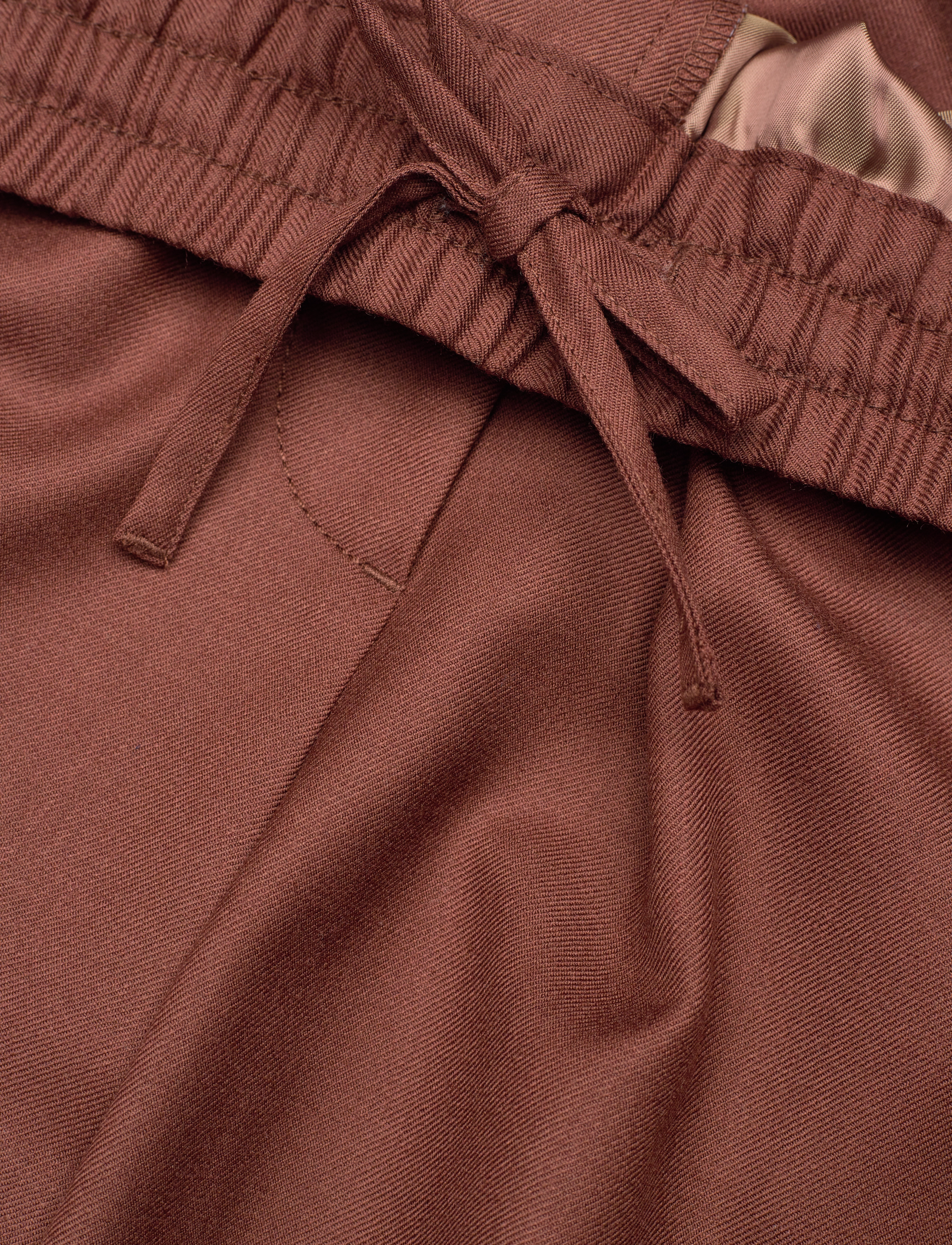 GANT - D1. TAPERED PULL ON PANTS - cocoa bean - 3