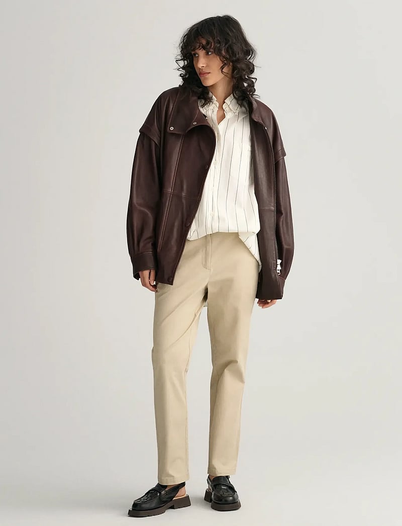 GANT - SLIM CHINOS - chinos - dry sand - 5