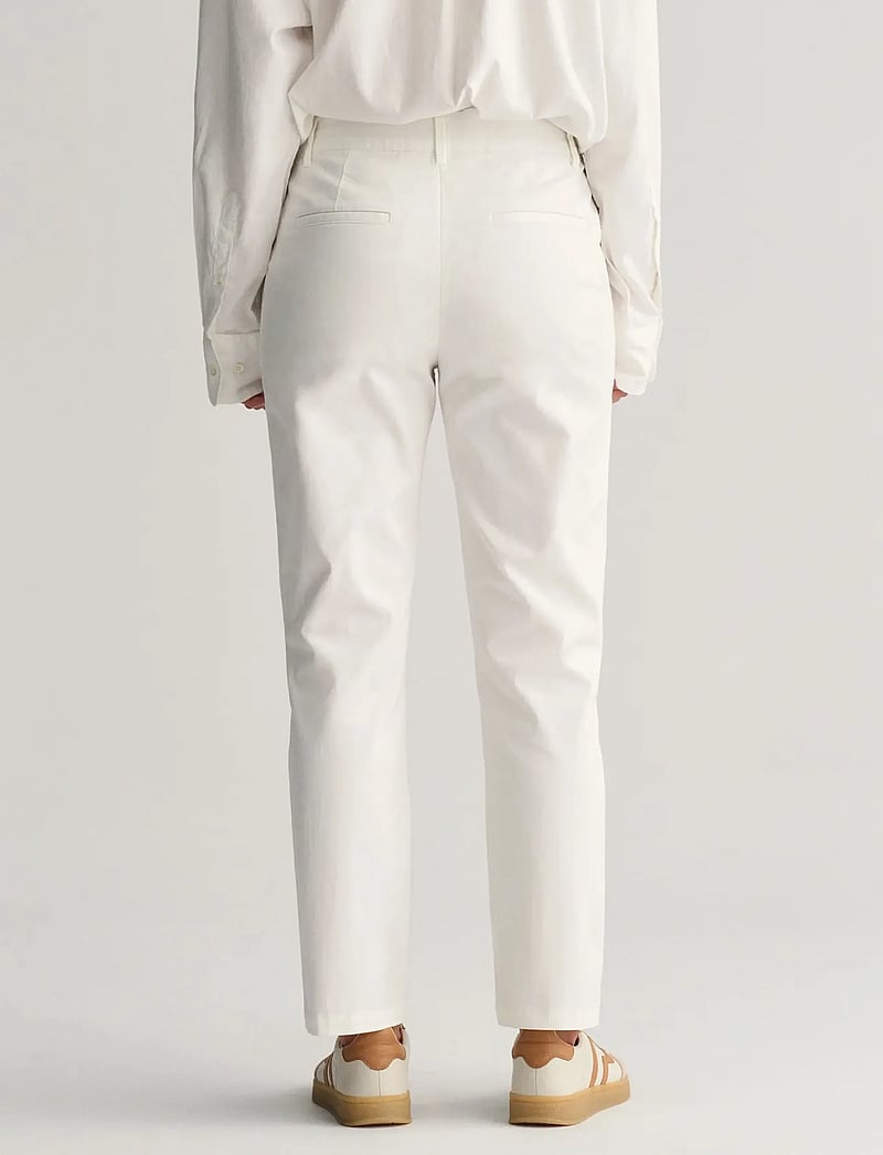 GANT - SLIM CHINOS - chinos - eggshell - 3