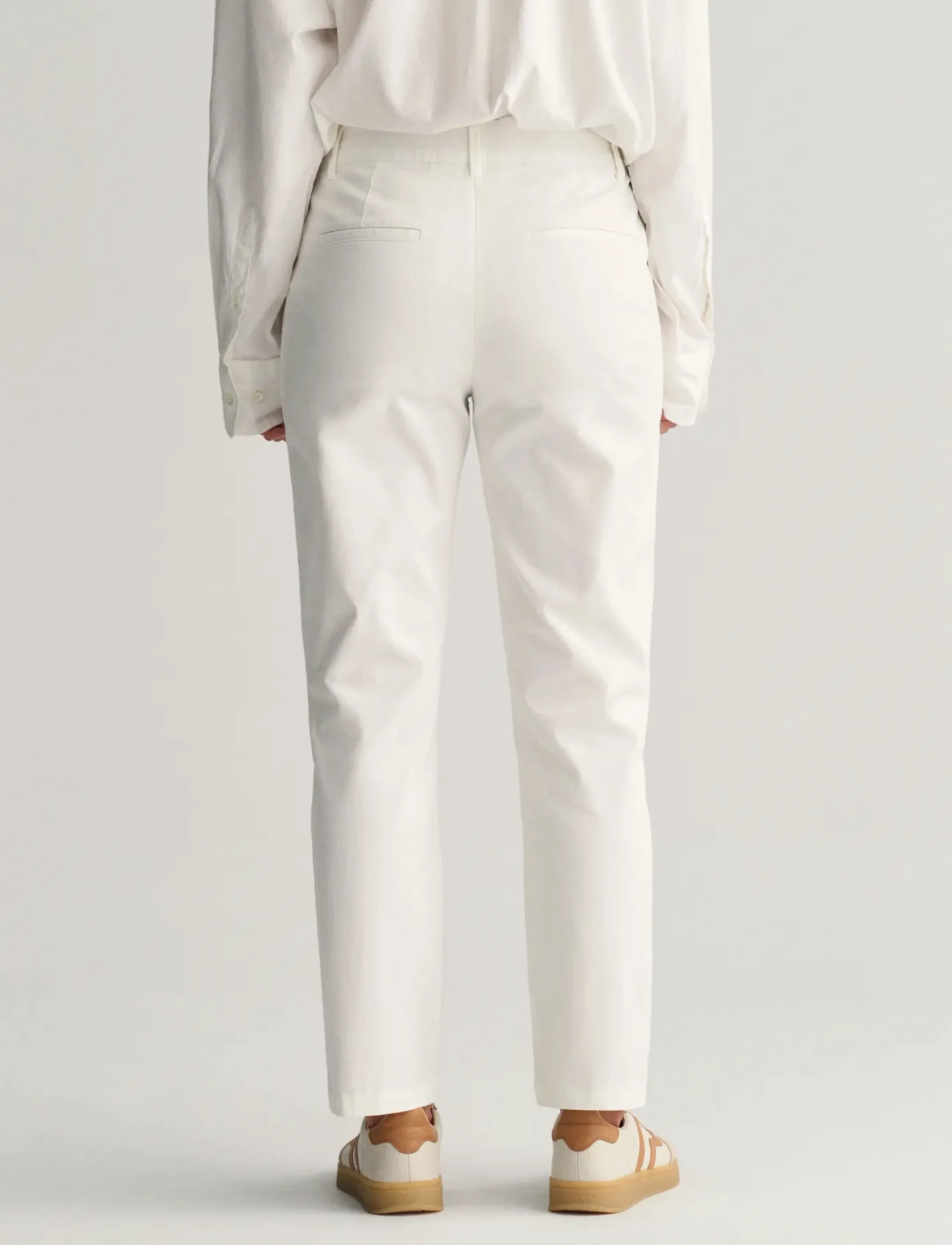Gant - SLIM CHINOS - chinos - eggshell - 3
