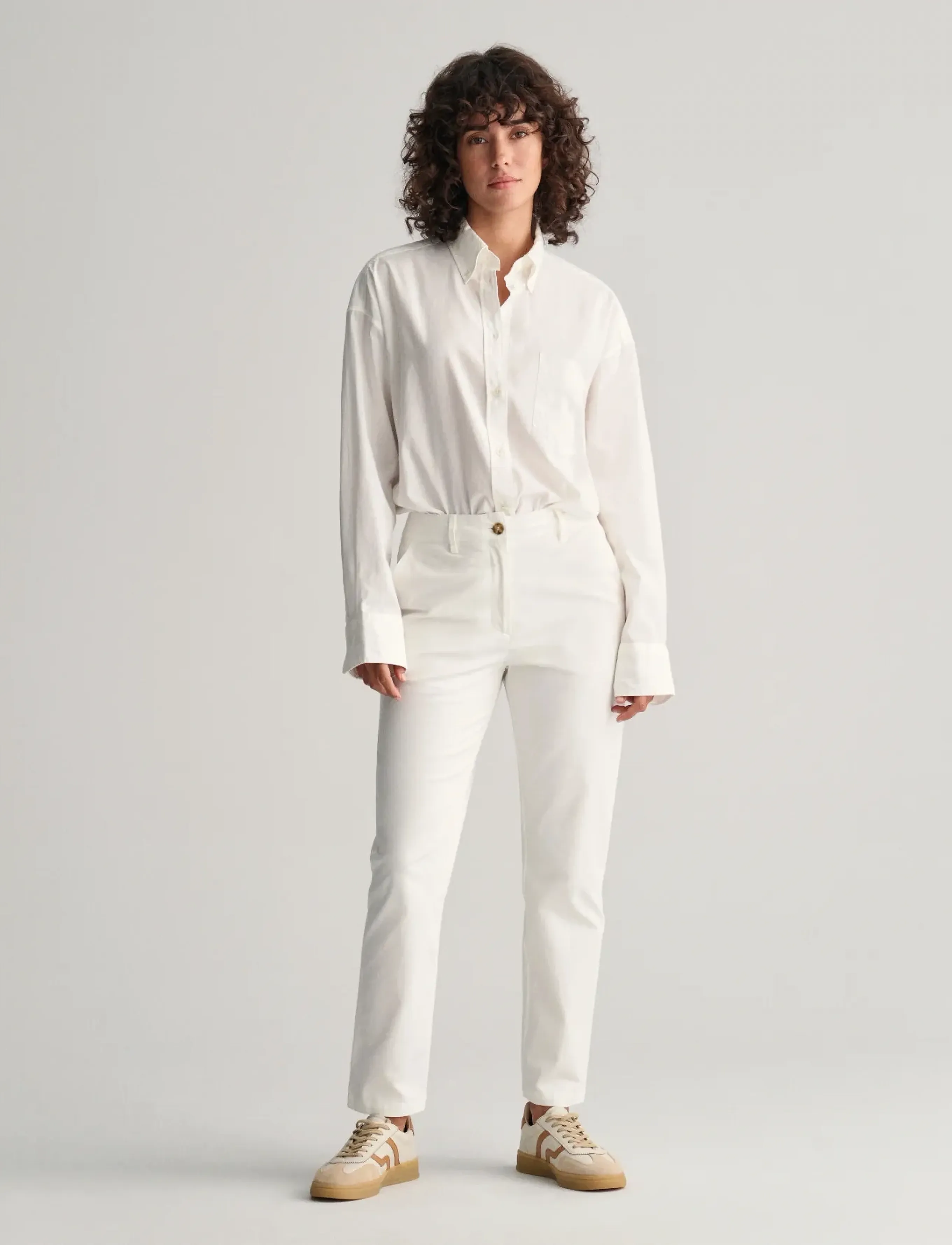 Gant - SLIM CHINOS - chinos - eggshell - 5