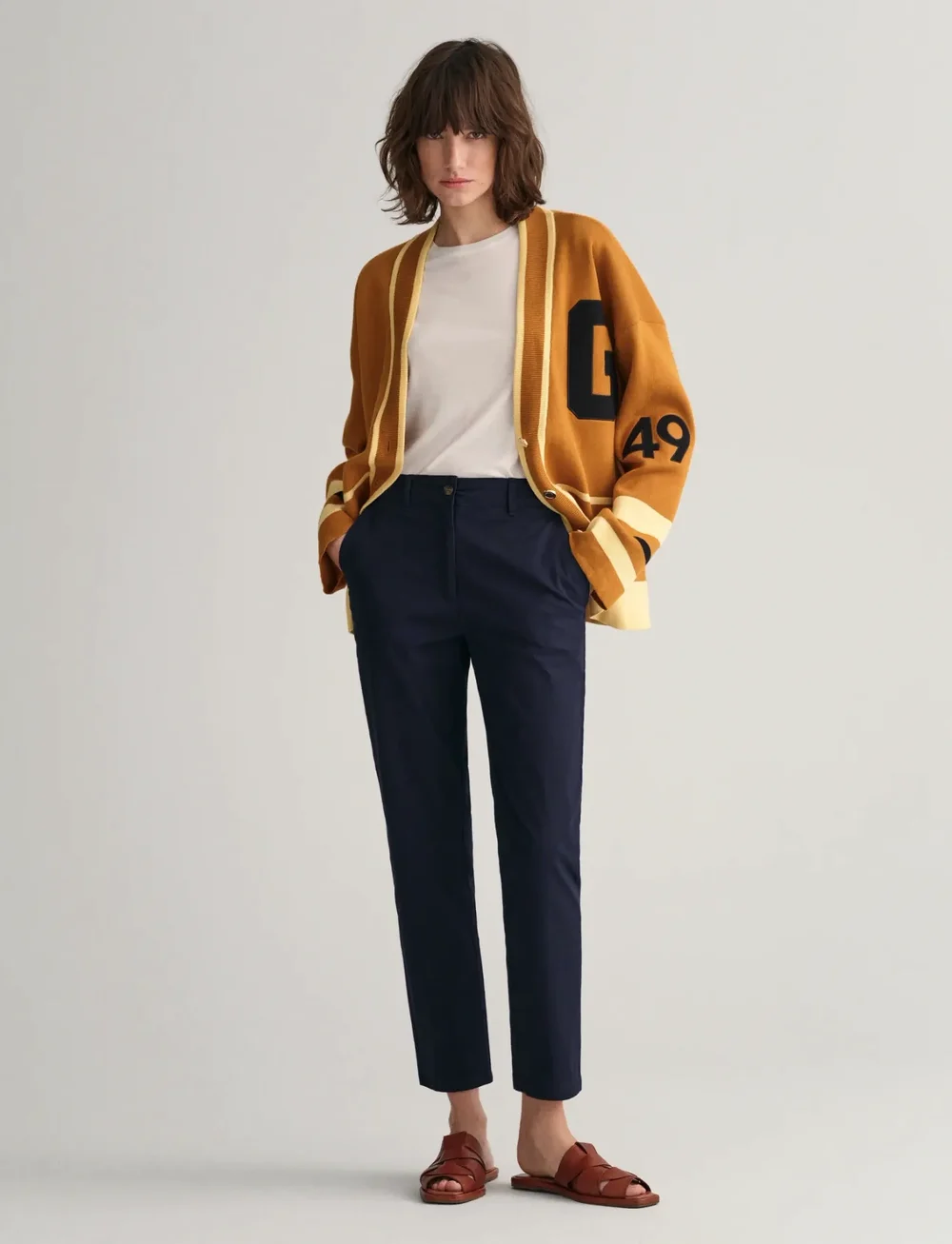 GANT - SLIM CHINOS - chino püksid - evening blue - 5