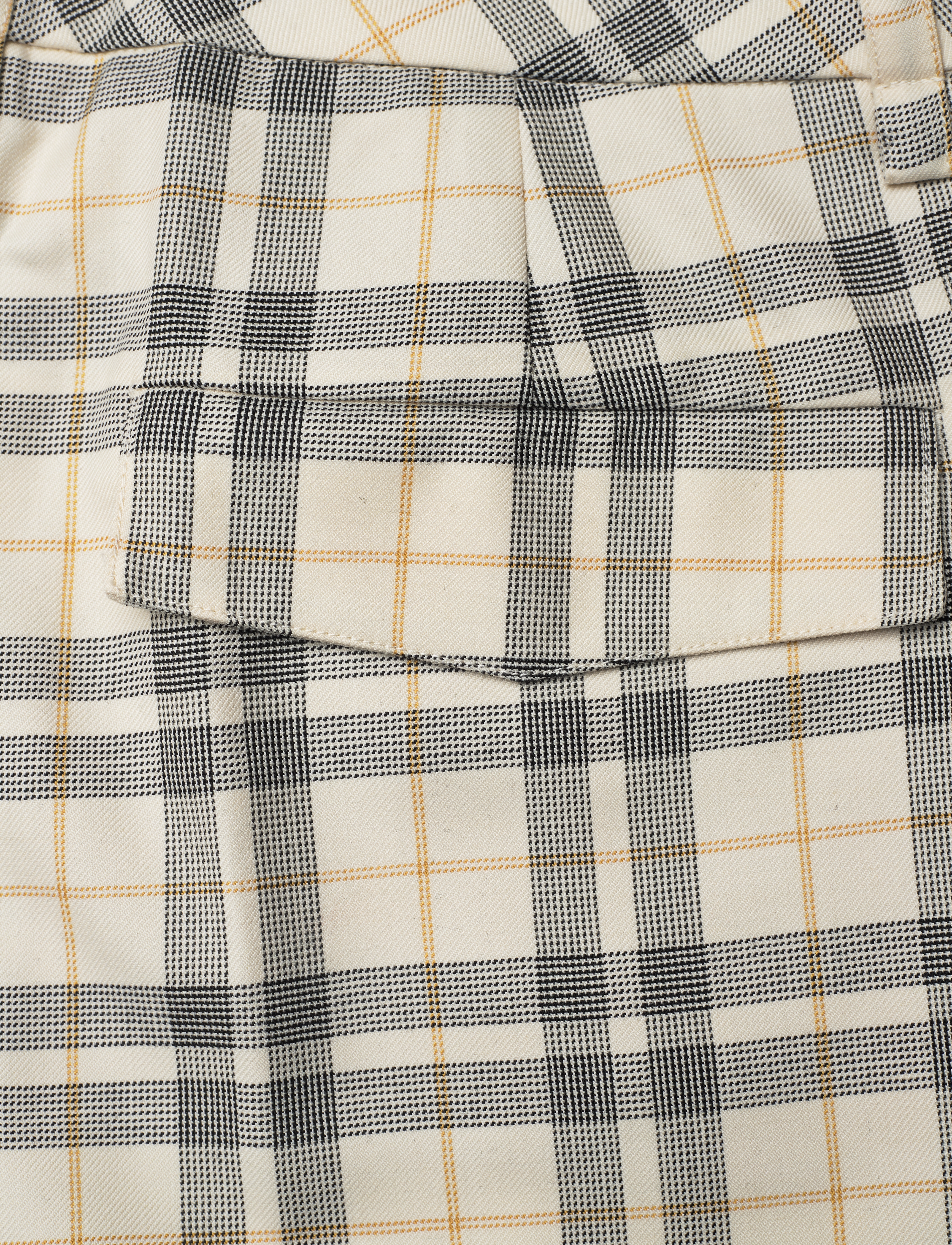 Gant - LOW RISE STRAIGHT CHECKED PANTS - spodnie proste - linen - 4