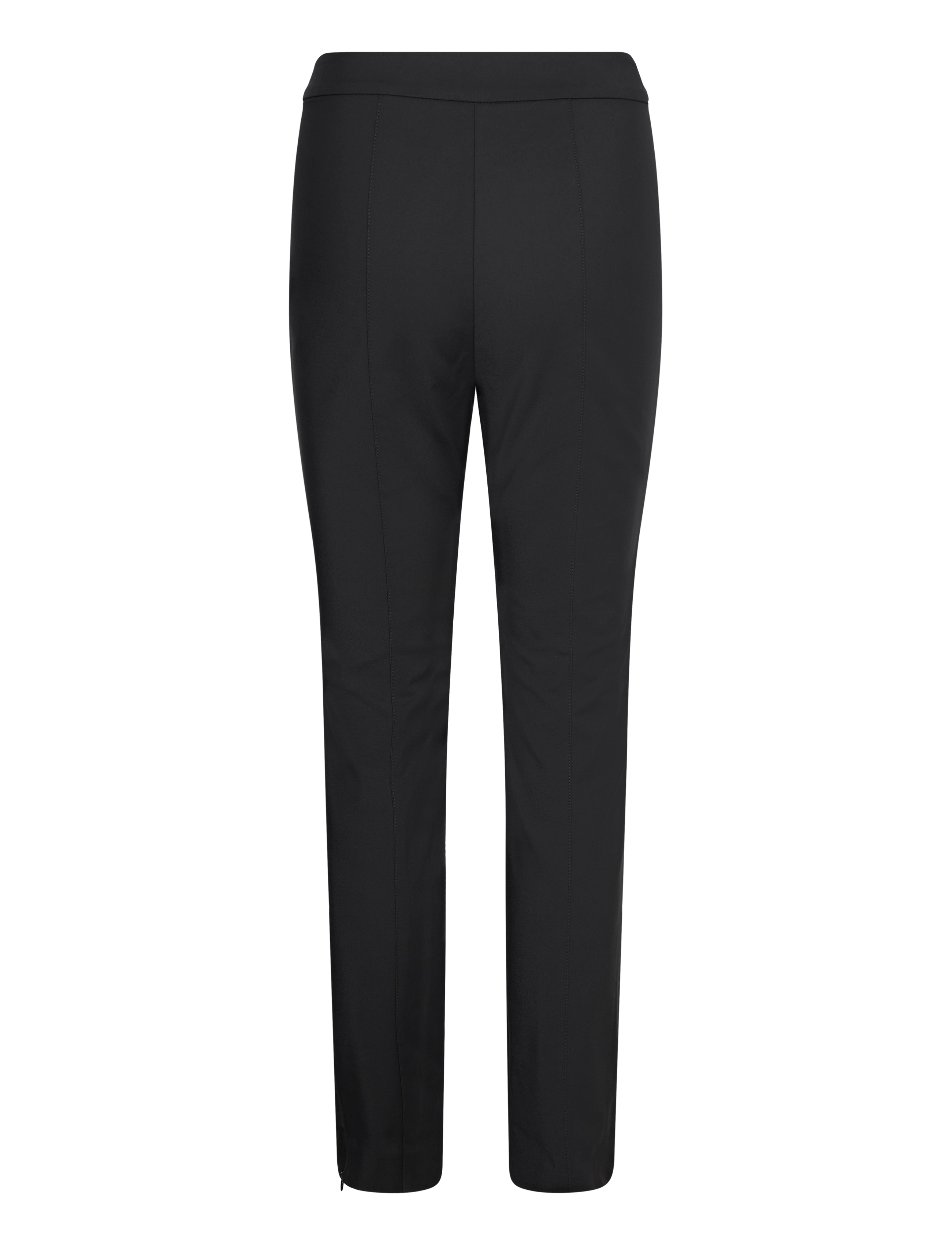 GANT - SLIM PINTUCK ZIP PANTS - ebony black - 1