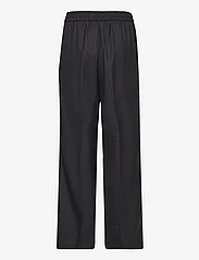 GANT - RELAXED PULL ON PANTS - bukser med brede ben - ebony black - 1