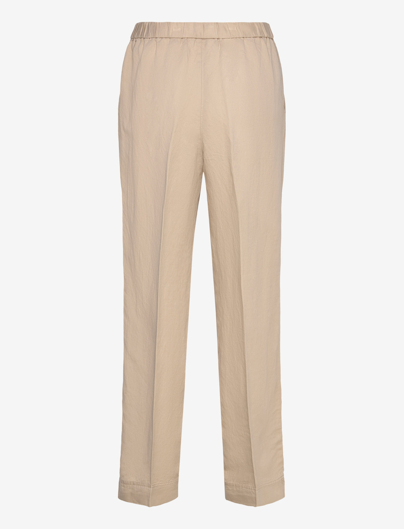 GANT - REL LINEN BLEND PULL ON PANTS - linnebyxor - dry sand - 1