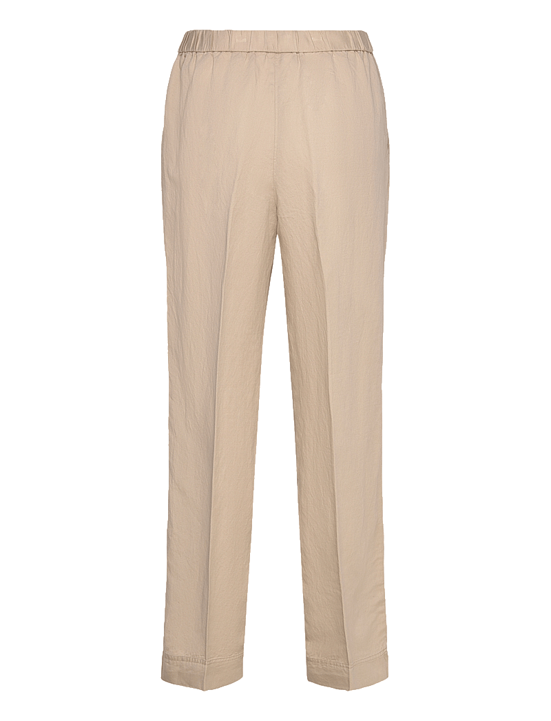 GANT - REL LINEN BLEND PULL ON PANTS - linnebyxor - dry sand - 1