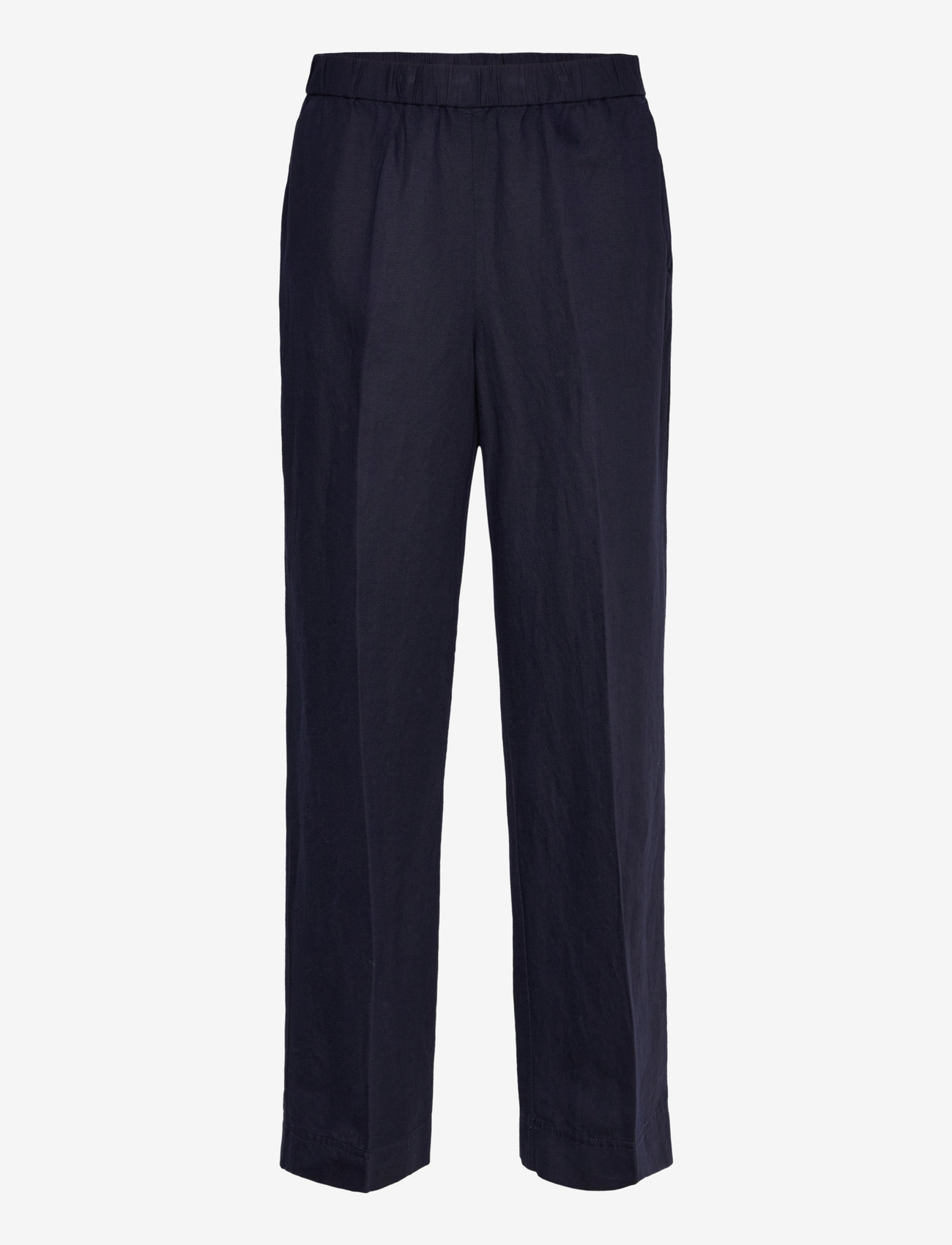 GANT - REL LINEN BLEND PULL ON PANTS - linased püksid - evening blue - 0