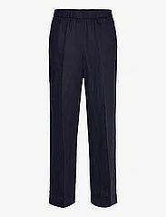 GANT - REL LINEN BLEND PULL ON PANTS - linen trousers - evening blue - 0