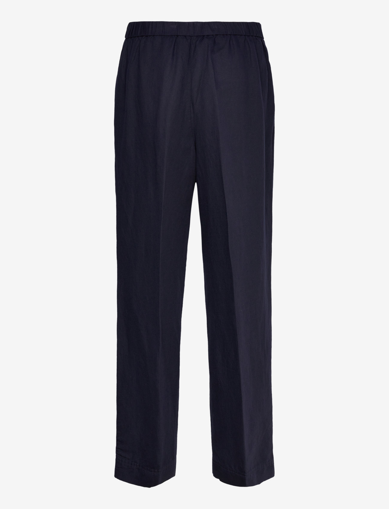 GANT - REL LINEN BLEND PULL ON PANTS - linased püksid - evening blue - 1