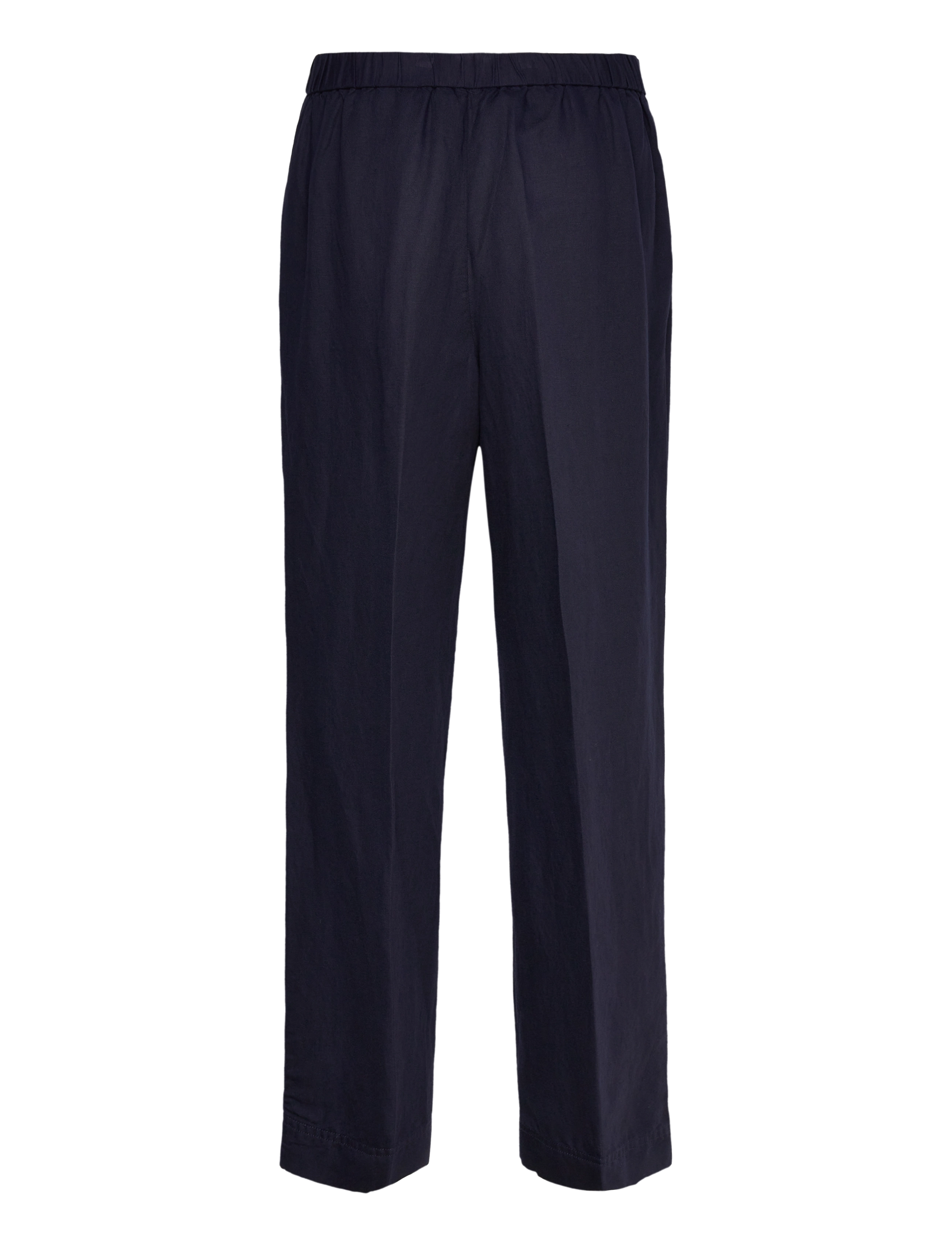 Gant - REL LINEN BLEND PULL ON PANTS - leinenhosen - evening blue - 2