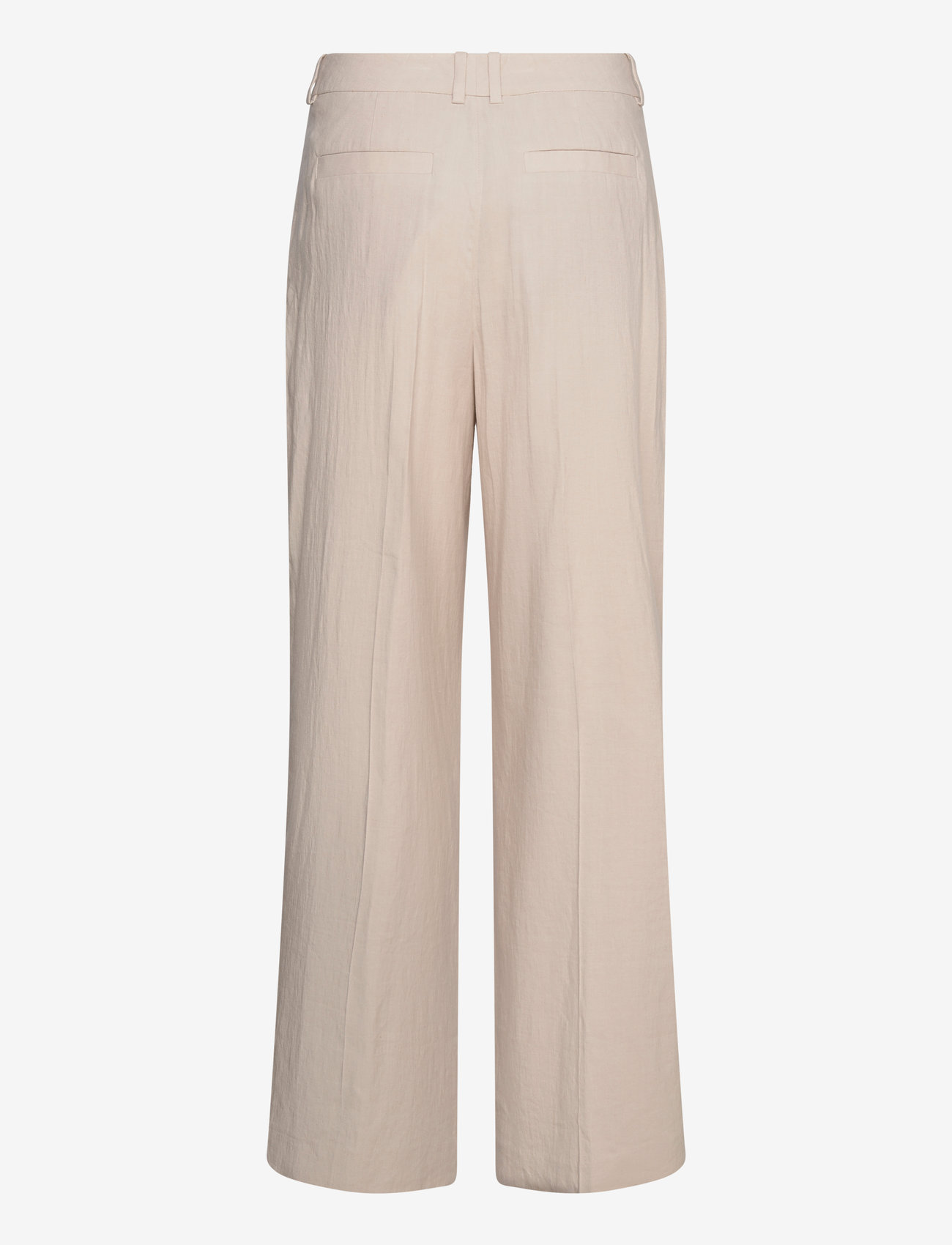 GANT - REL STRETCH LINEN TAILORED PANT - hørbukser - soft oat - 2